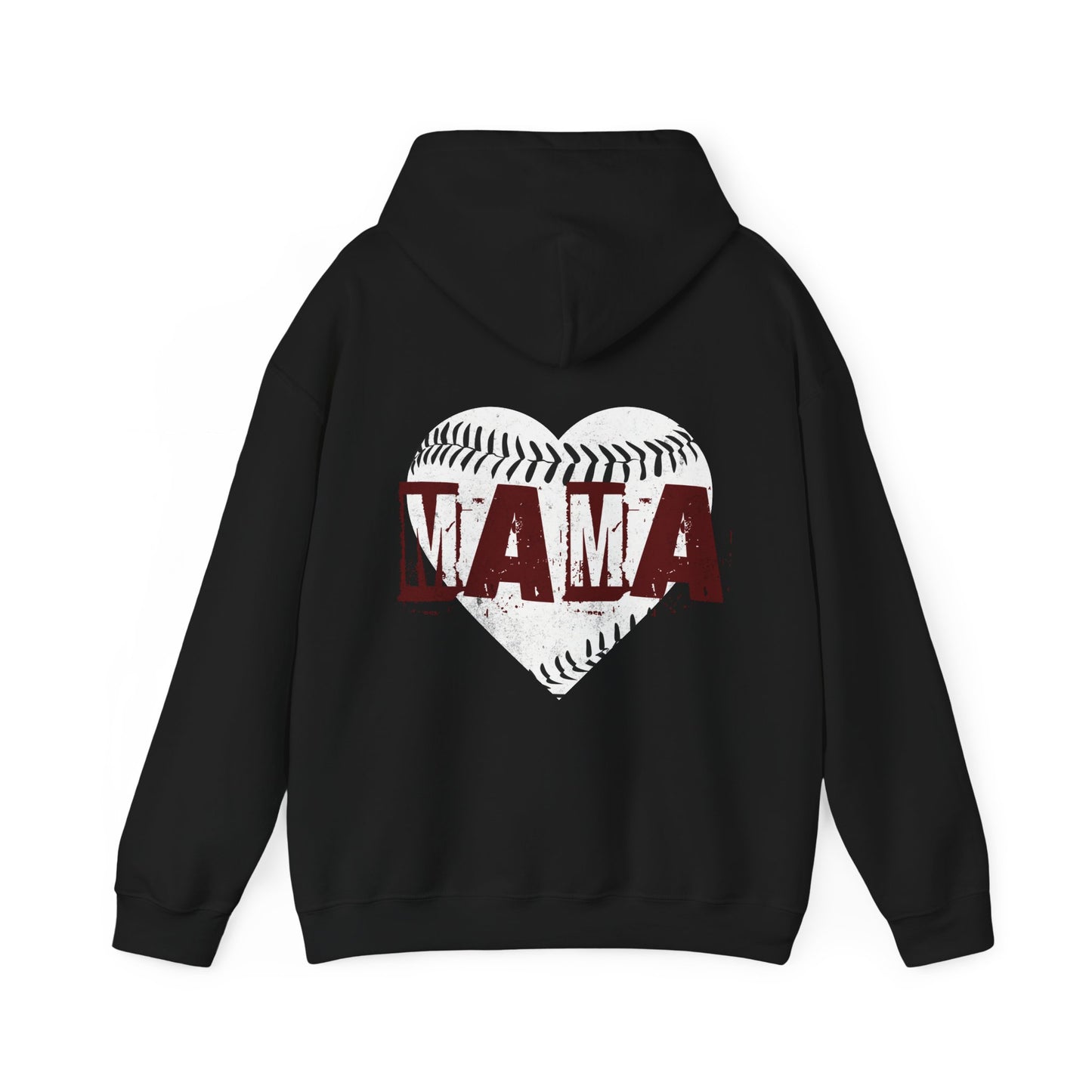 Baseball mama,  Unisex Heavy Blend™ Hooded Sweatshirt (no side arm design)