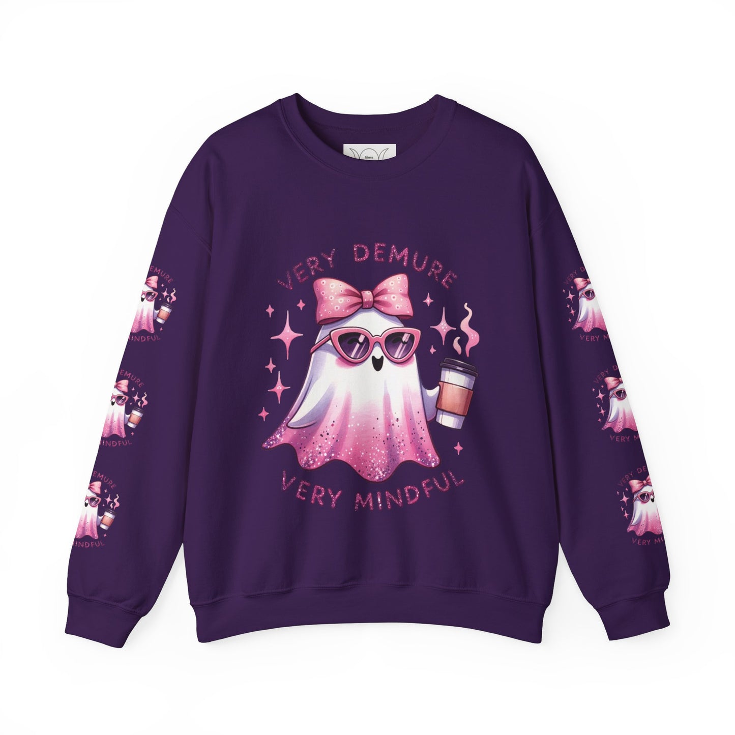 Very demure , ™ Crewneck Sweatshirt (Sleeve design )