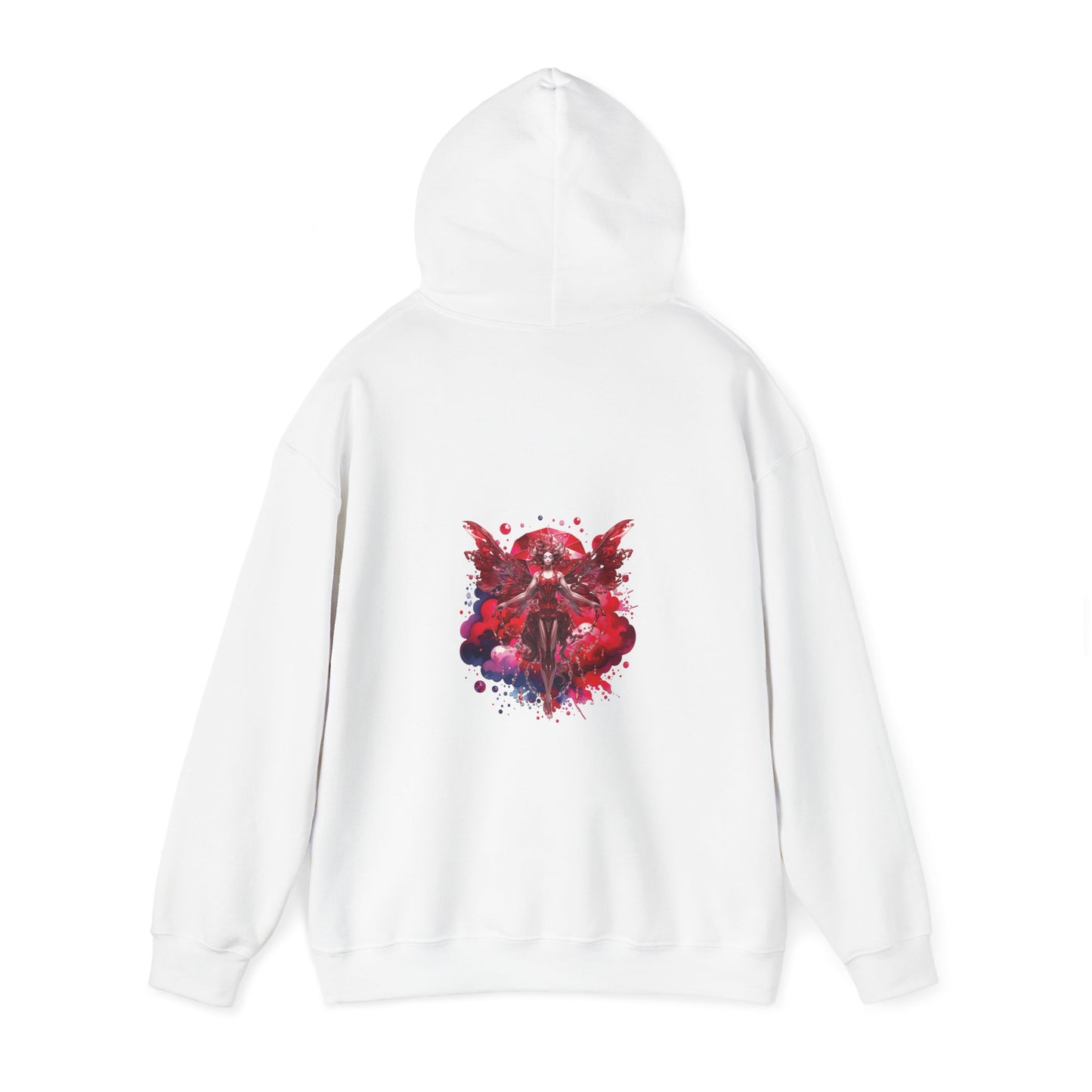 January garnet fairy, Unisex Heavy Blend™ Hooded Sweatshirt (no arm design)