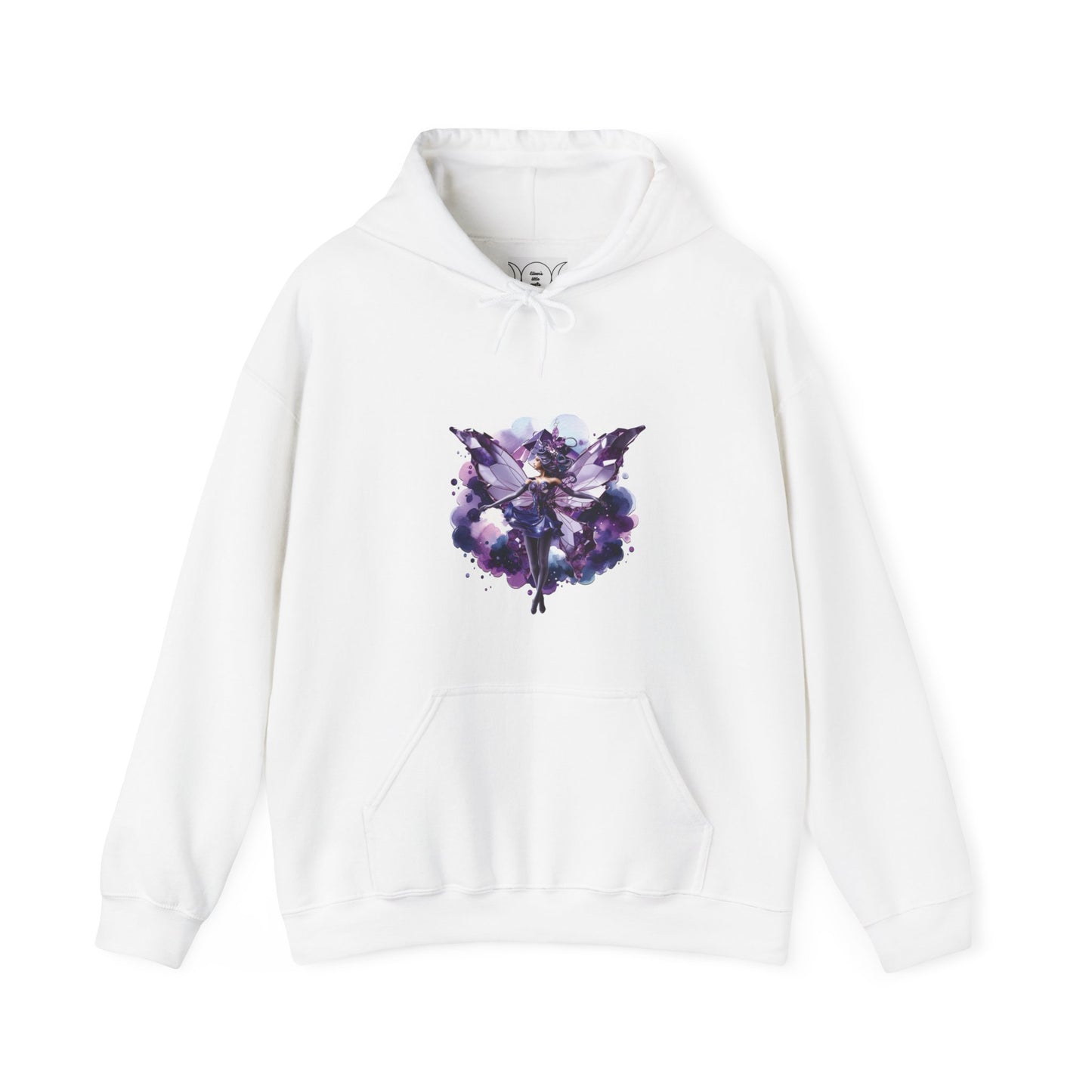 February amethyst fairy, Unisex Heavy Blend™ Hooded Sweatshirt ( no side arm design)