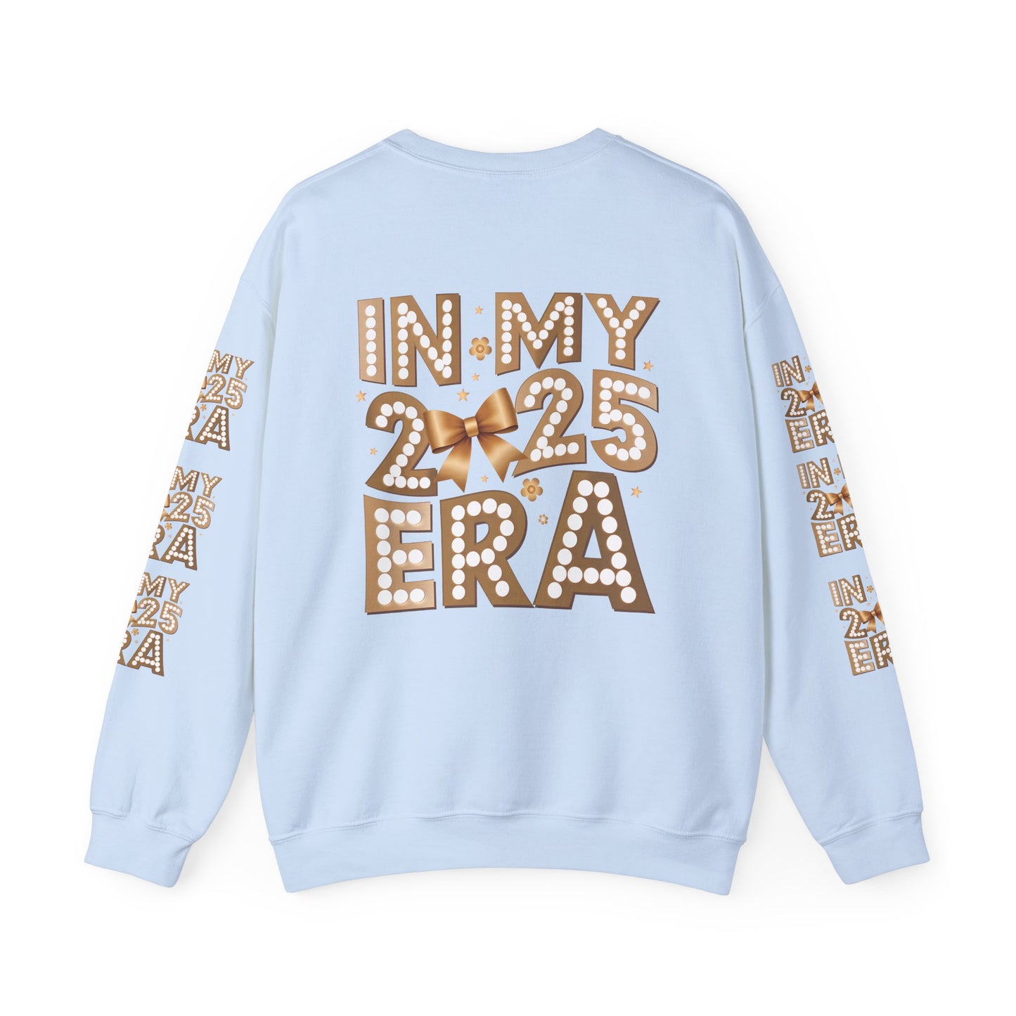 In 2025 era, Unisex Heavy Blend™ Crewneck Sweatshirt (sleeve design)