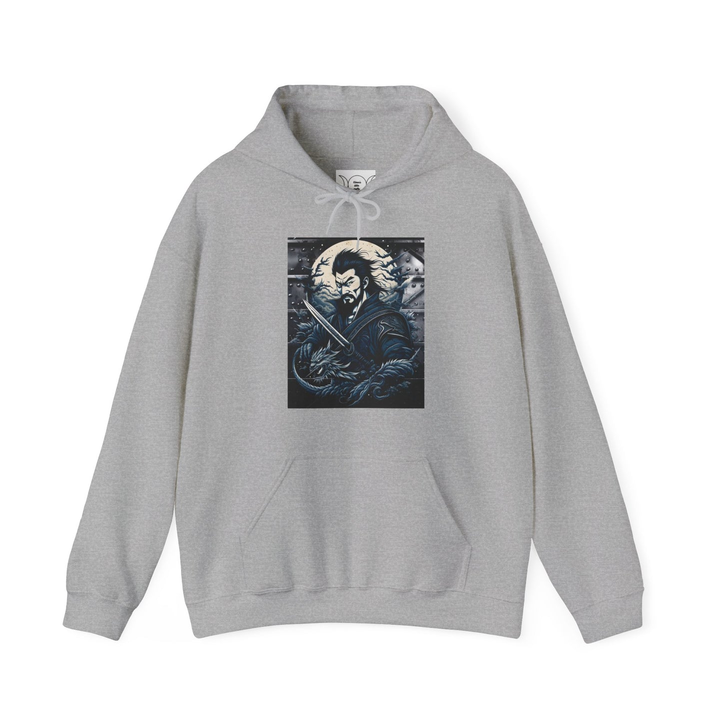 The warrior, Unisex Heavy Blend™ Hooded Sweatshirt ( no side arm design)