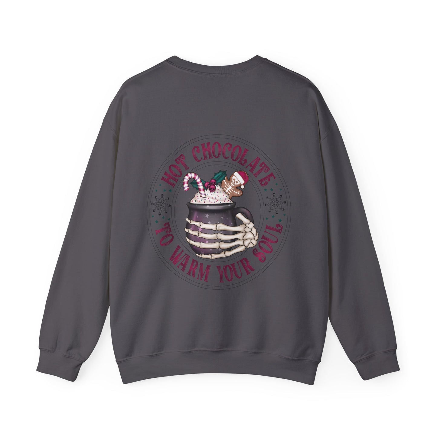 Hot chocolate to warm up my soul, ™ Crewneck Sweatshirt ( no sleeve design )