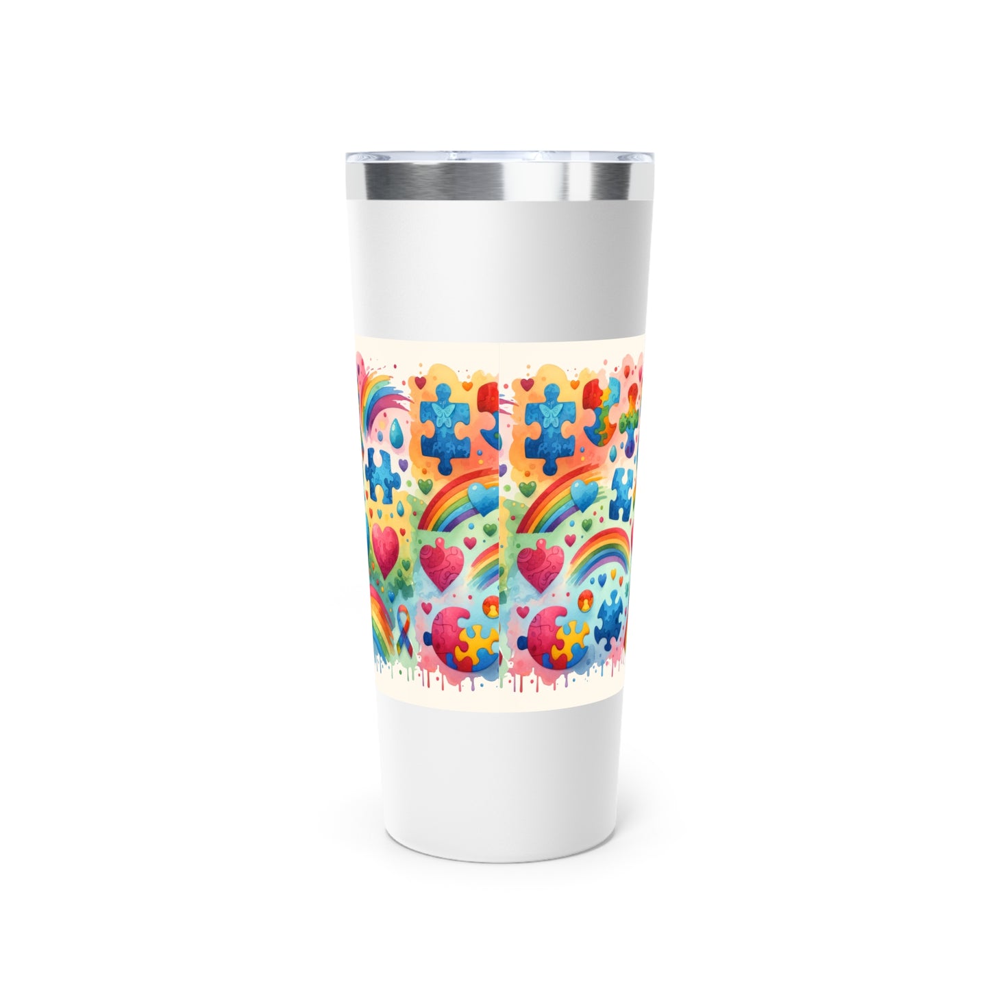 Autism, Copper Vacuum Insulated Tumbler, 22oz