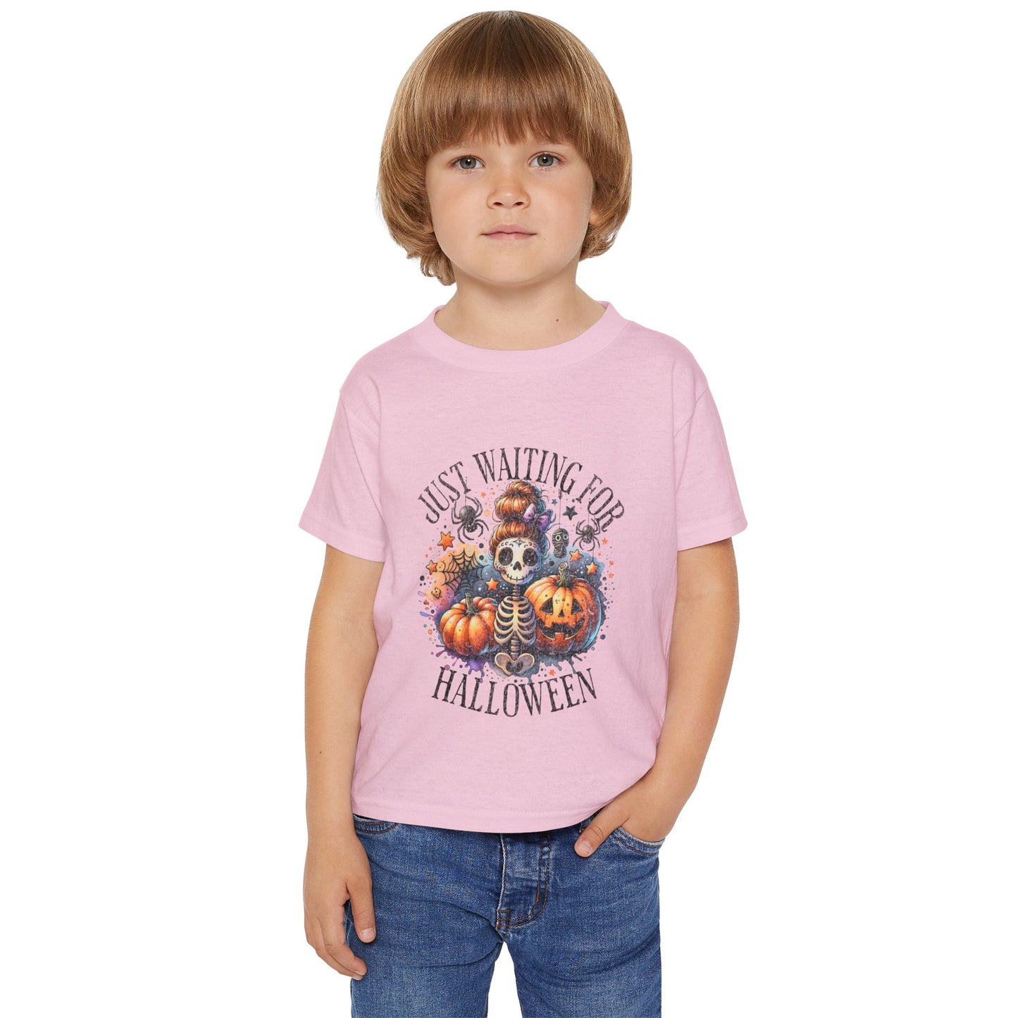 Just waiting for Halloween, Heavy Cotton™ Toddler T-shirt