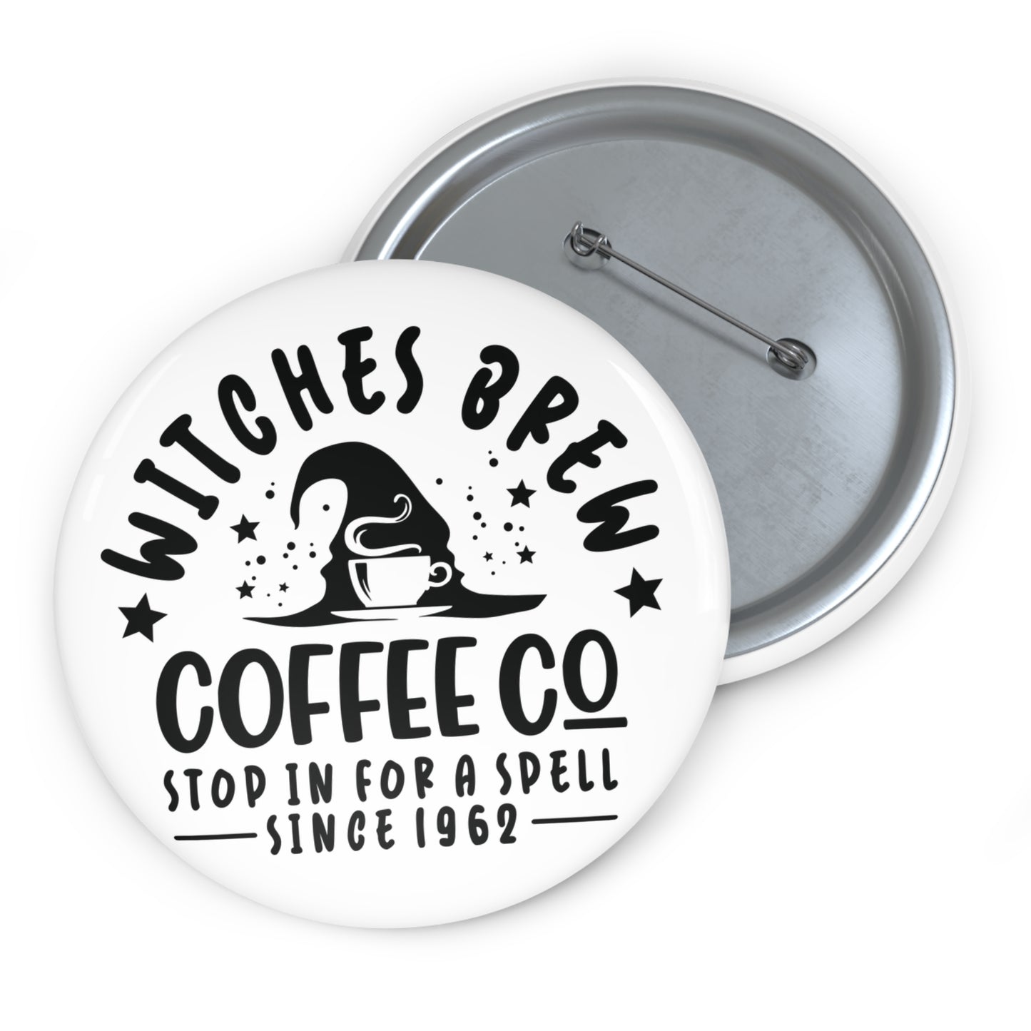 Witch’s brew, Custom Pin Buttons