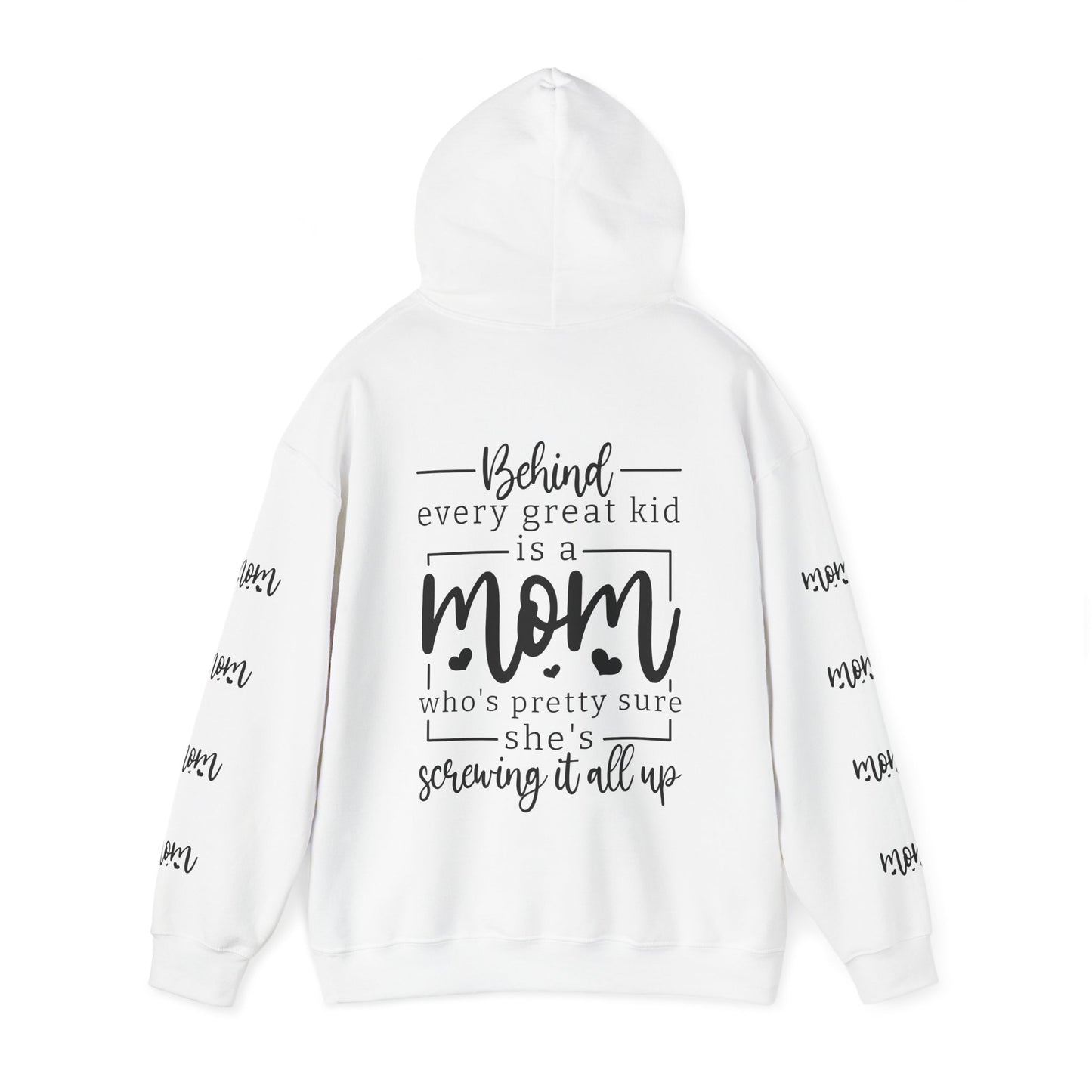 Mother’s love,  Unisex Heavy Blend™ Hooded Sweatshirt (no side arm design)