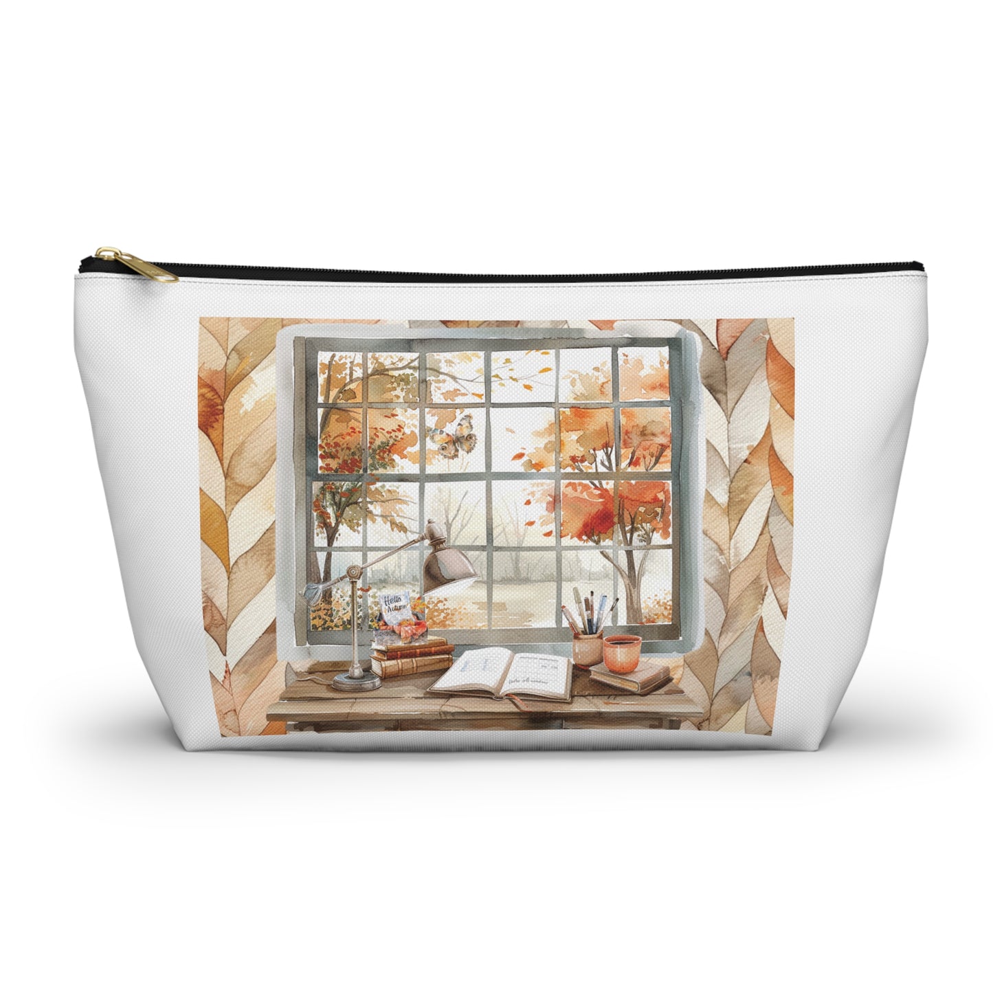 #autumn,  Accessory Pouch w T-bottom