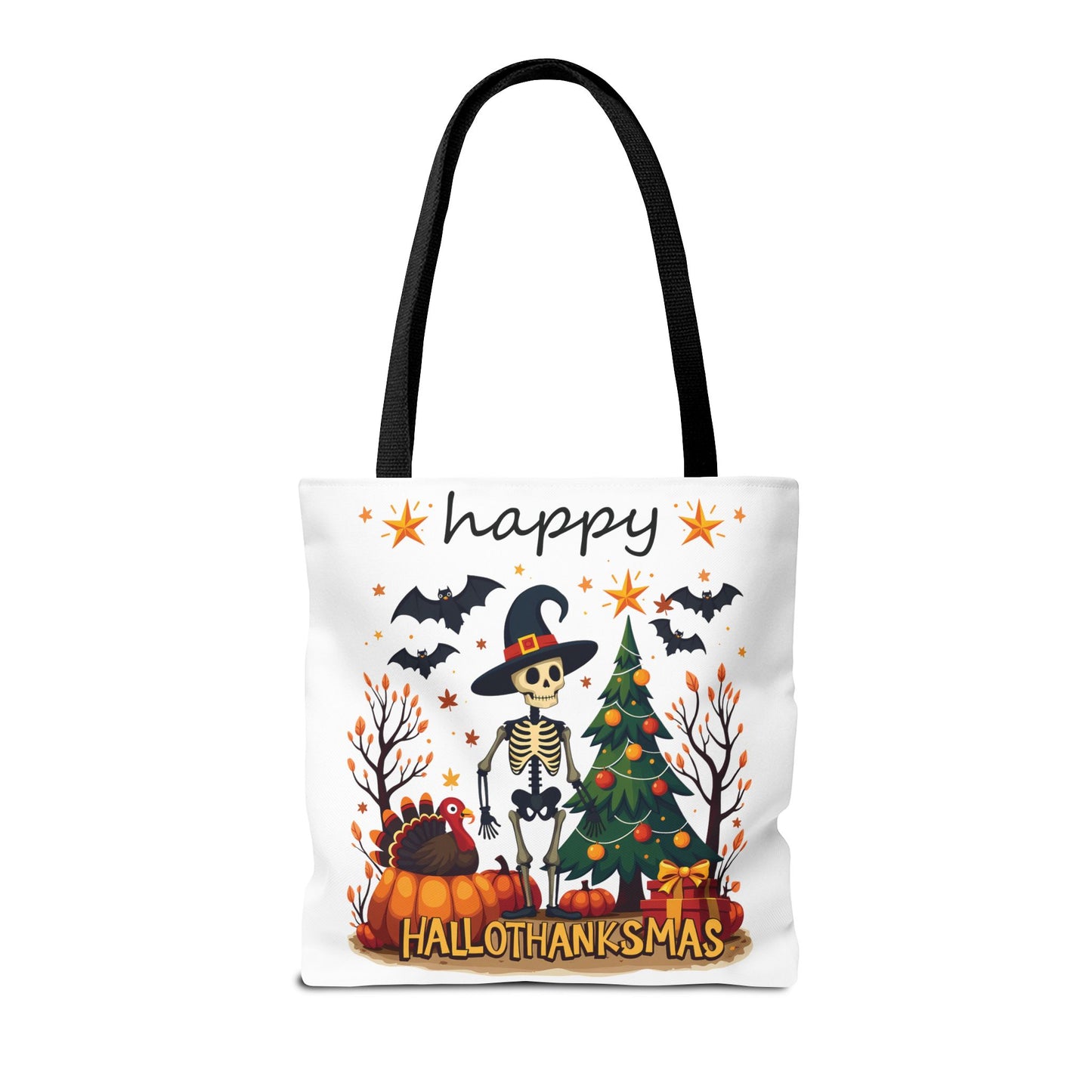 Happy hellothanksmas, Tote Bag (AOP)