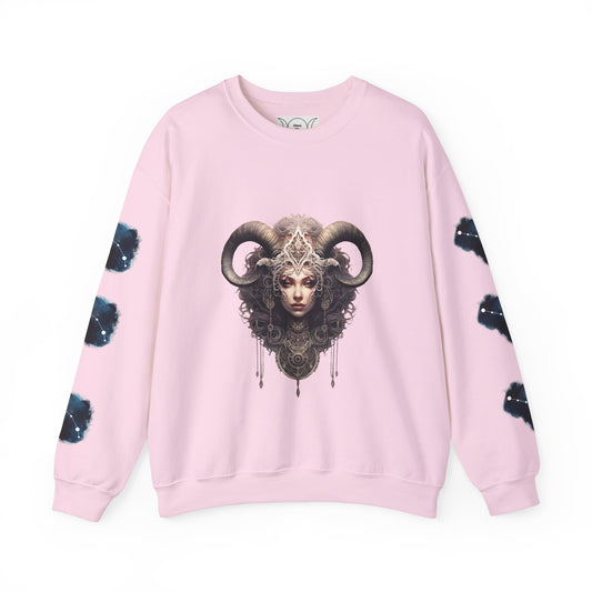 Aries , ™ Crewneck Sweatshirt (side arm design)