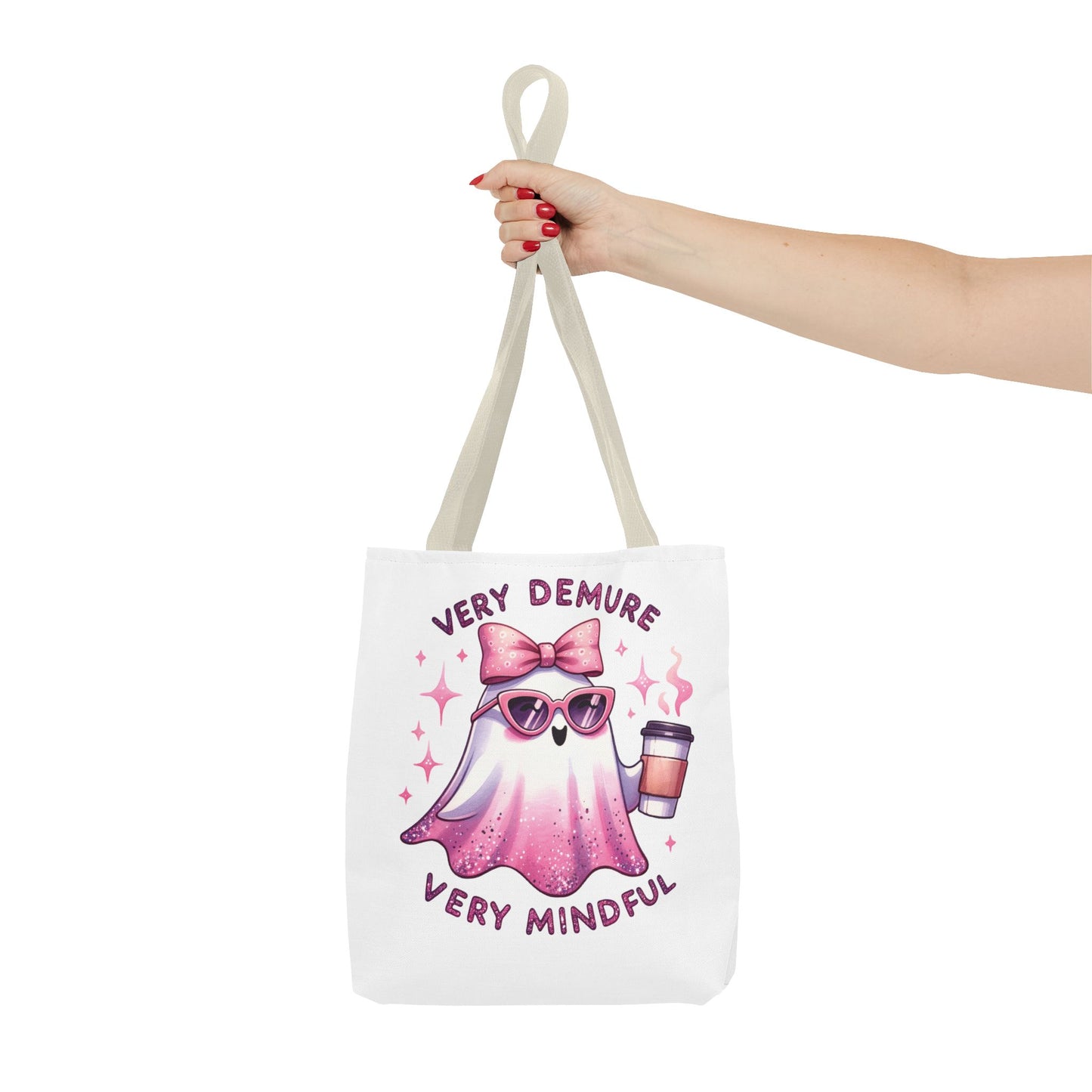 Very demure, Tote Bag (AOP)