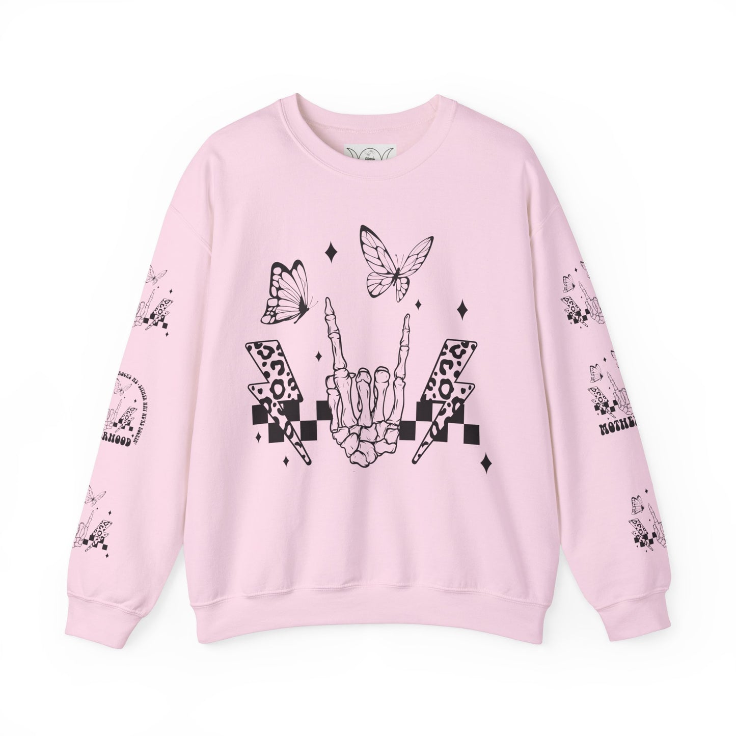 Motherhood , ™ Crewneck Sweatshirt ( side arm design)