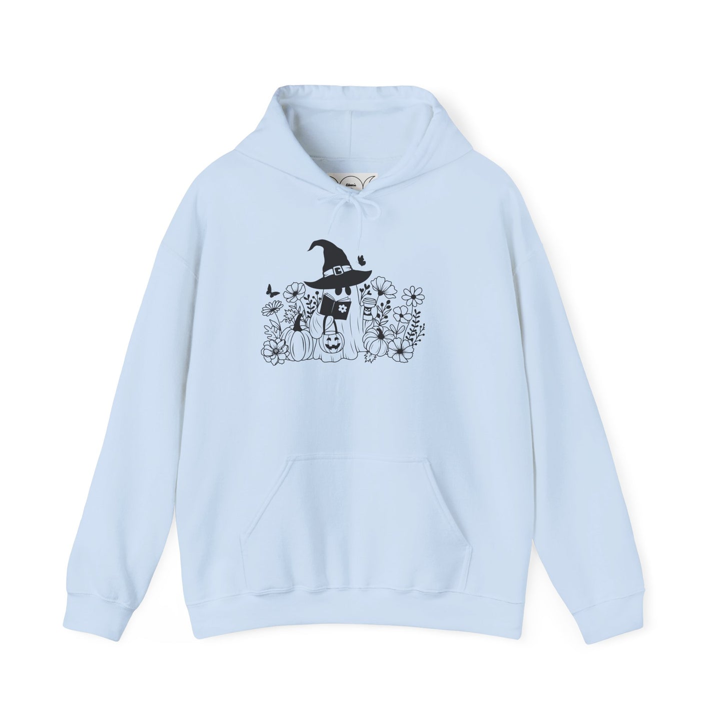 Cozy boo reading,  Unisex Heavy Blend™ Hooded Sweatshirt (no side arm design)