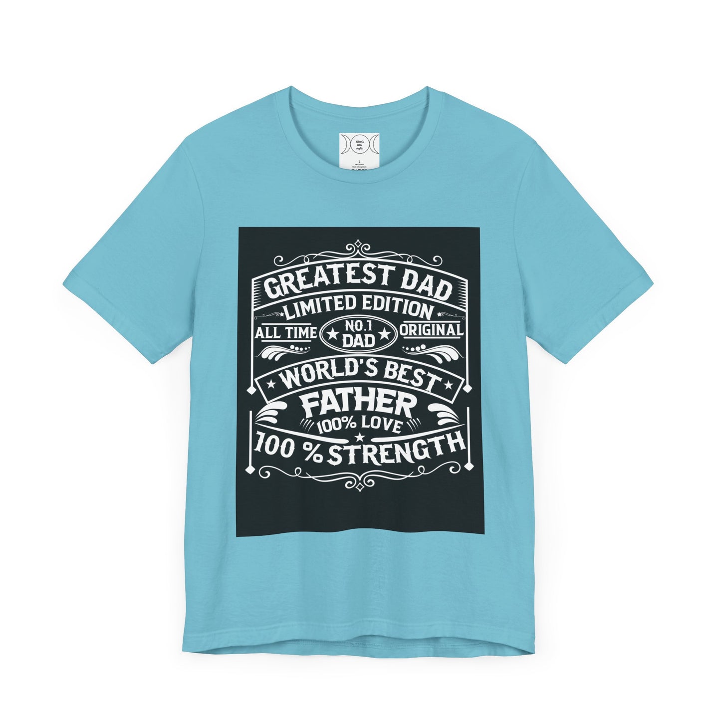 Greatest dad,  Unisex Jersey Short Sleeve Tee ( no Sleeve design)