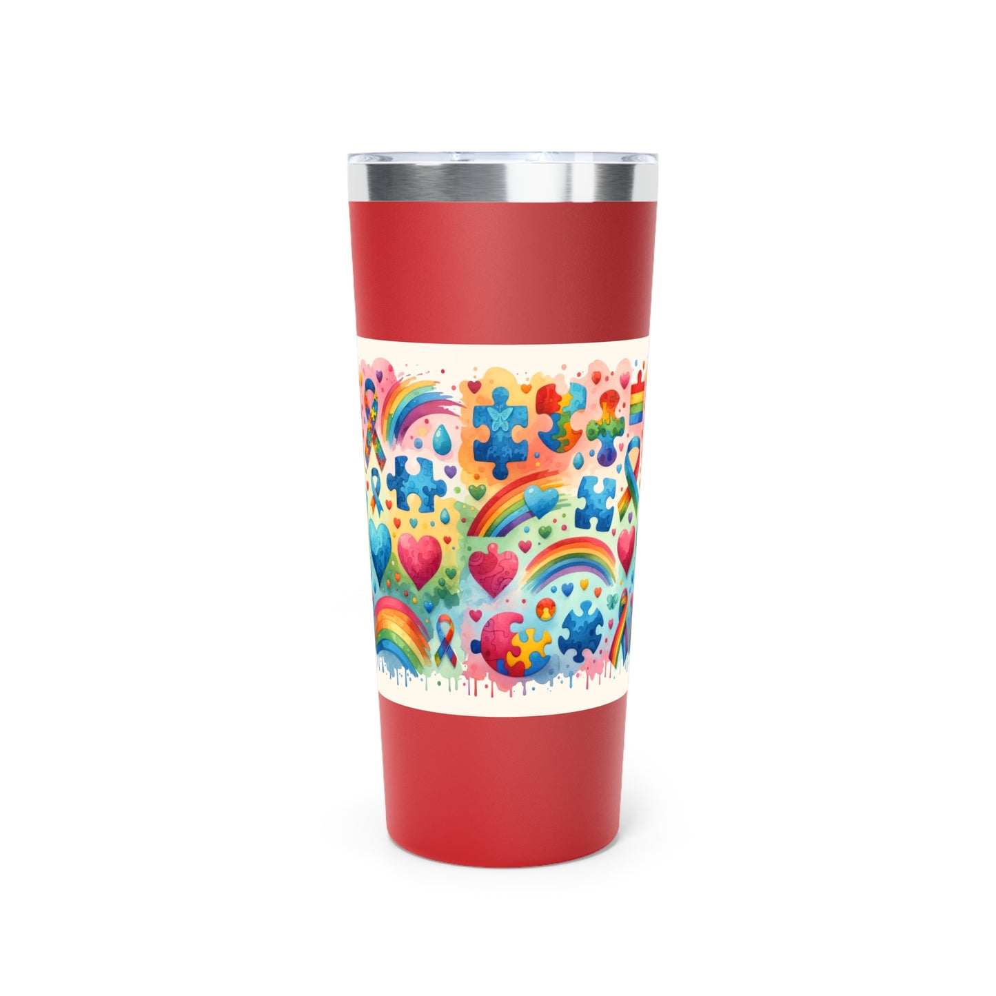 Autism, Copper Vacuum Insulated Tumbler, 22oz