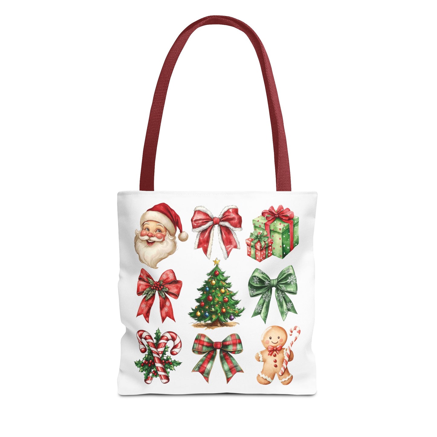 Christmas and bows, Tote Bag (AOP)