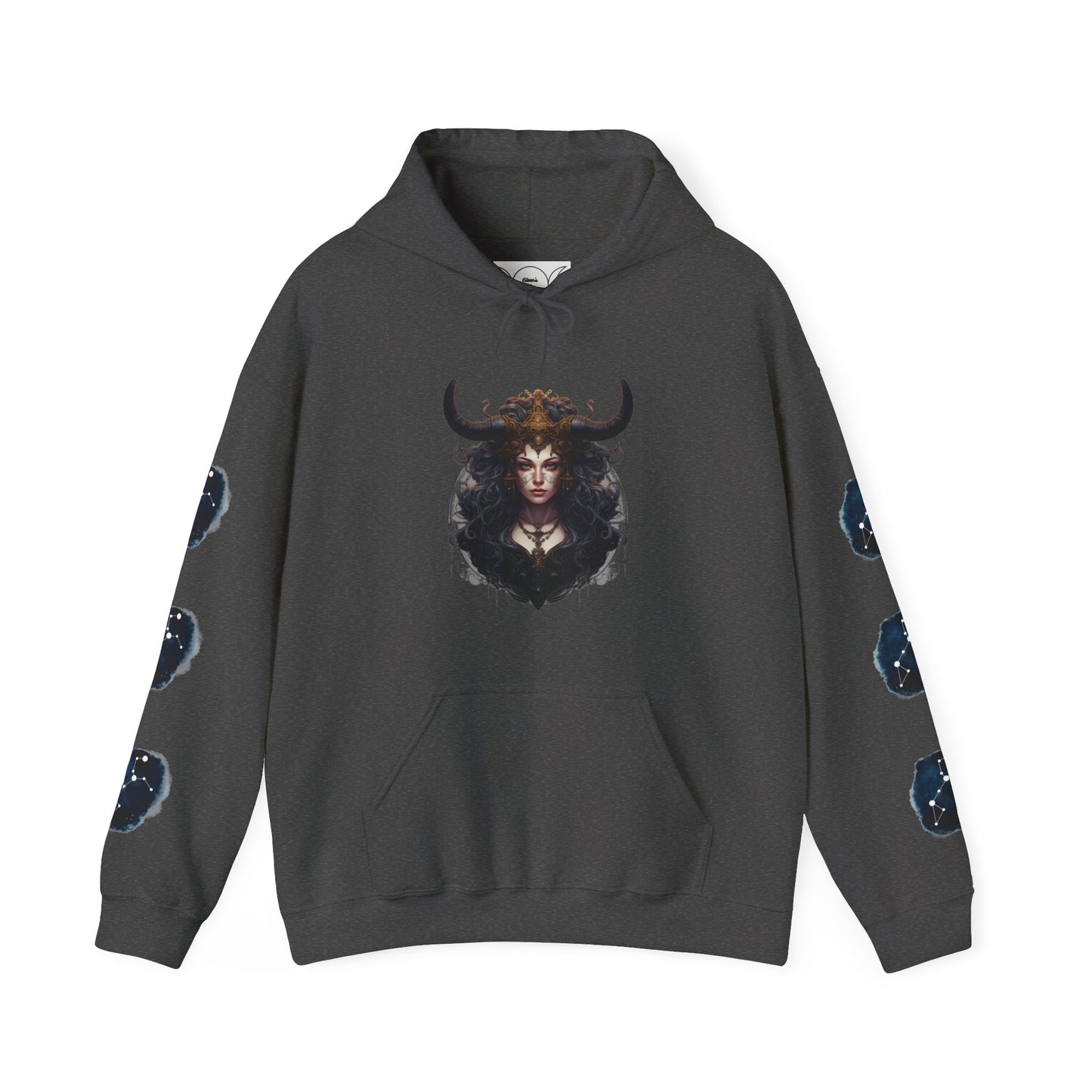 Taurus,  Unisex Heavy Blend™ Hooded Sweatshirt (sleeve design)