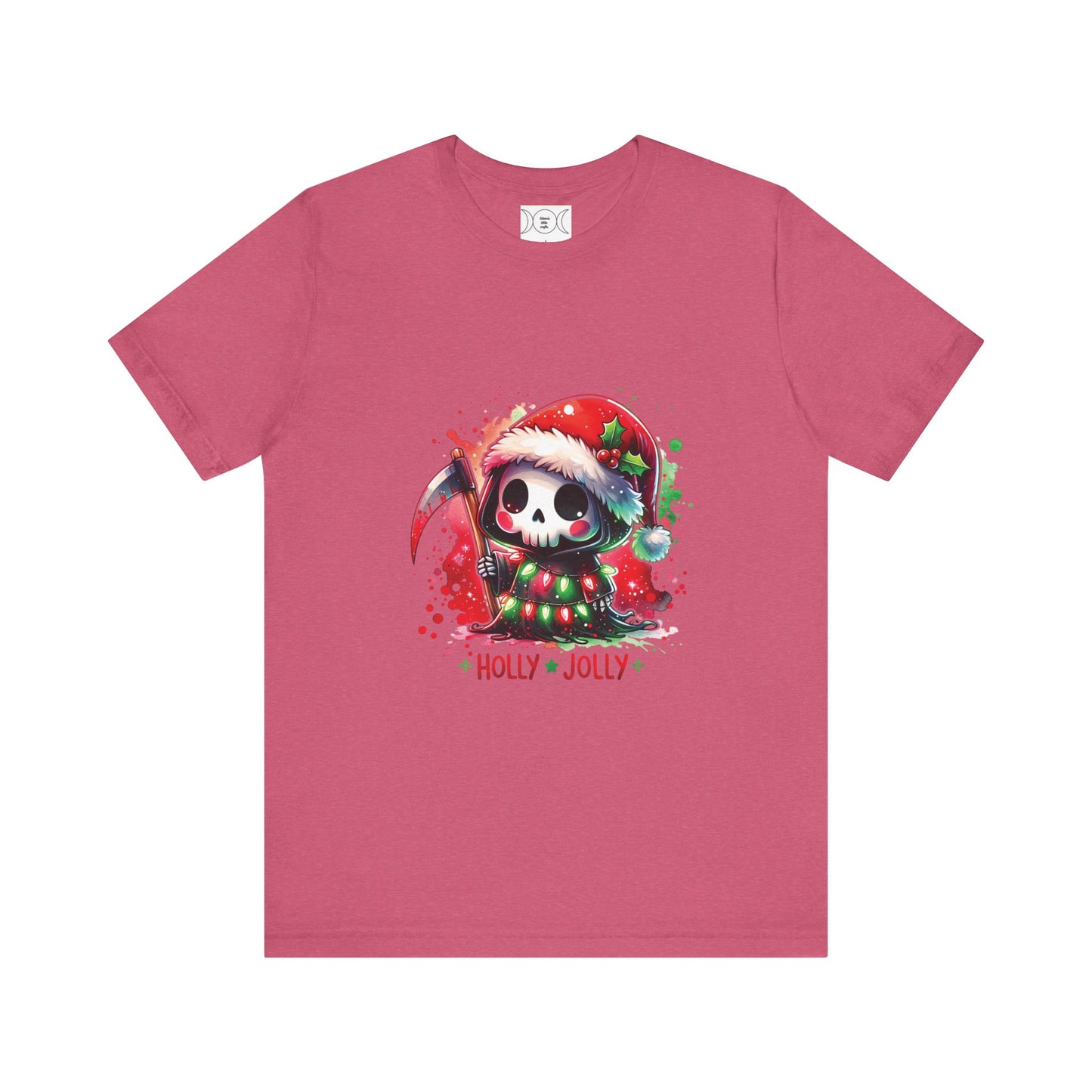 Holly jolly , Unisex Jersey Short Sleeve Tee ( no sleeve design)