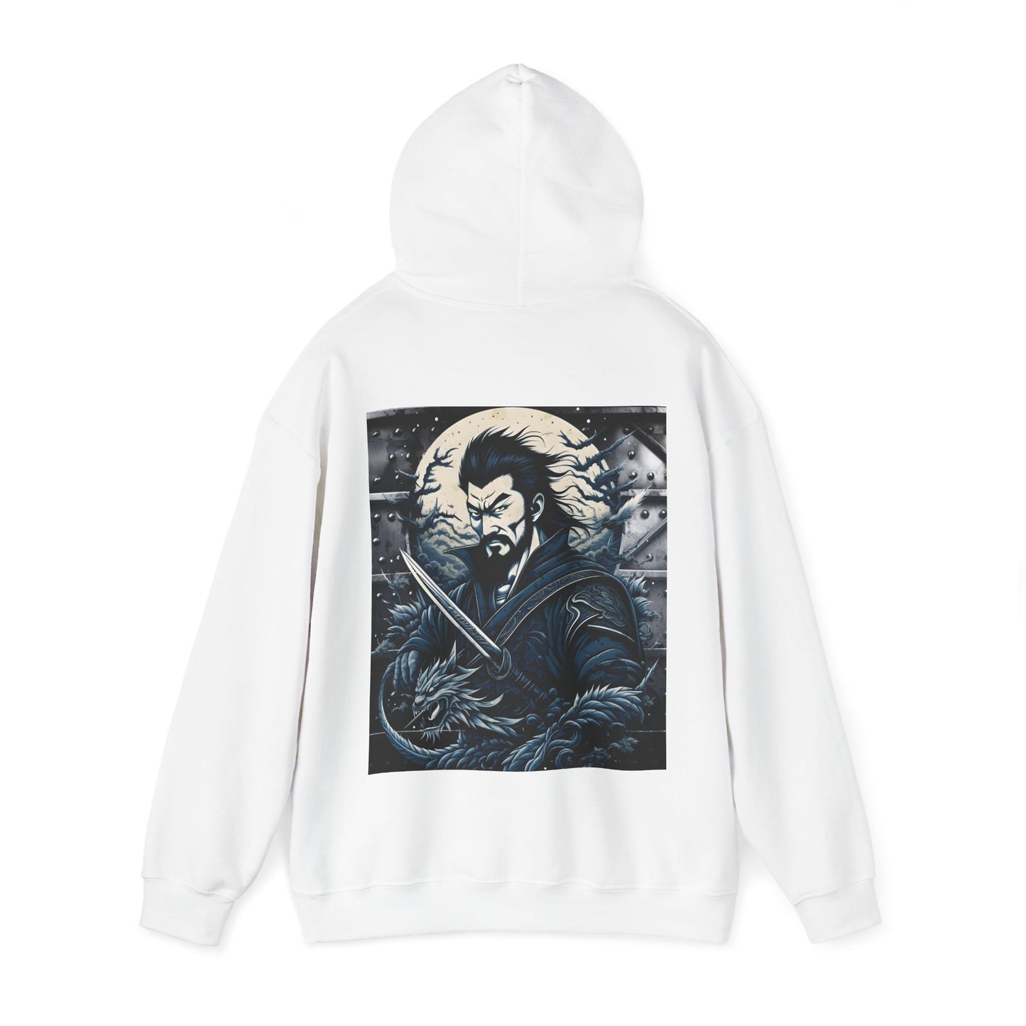 The warrior, Unisex Heavy Blend™ Hooded Sweatshirt ( no side arm design)