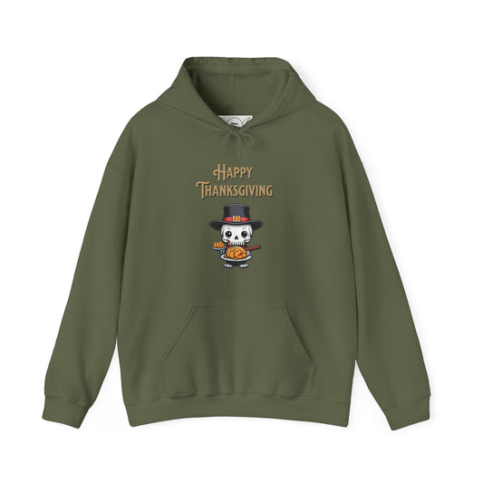 Happy thanksgiving ,  Unisex Heavy Blend™ Hooded Sweatshirt (no side arm design)