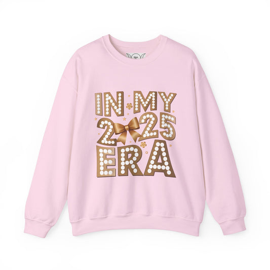 In 2025 era, Unisex Heavy Blend™ Crewneck Sweatshirt (sleeve design)