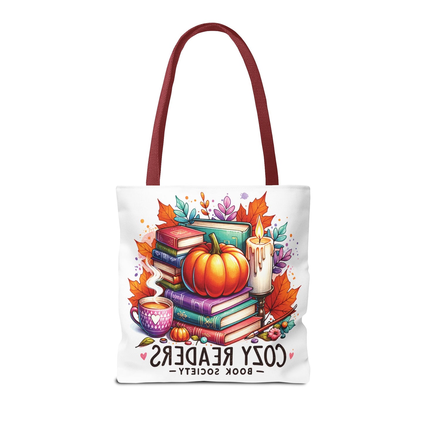 Cozy reader book society Tote Bag (AOP)