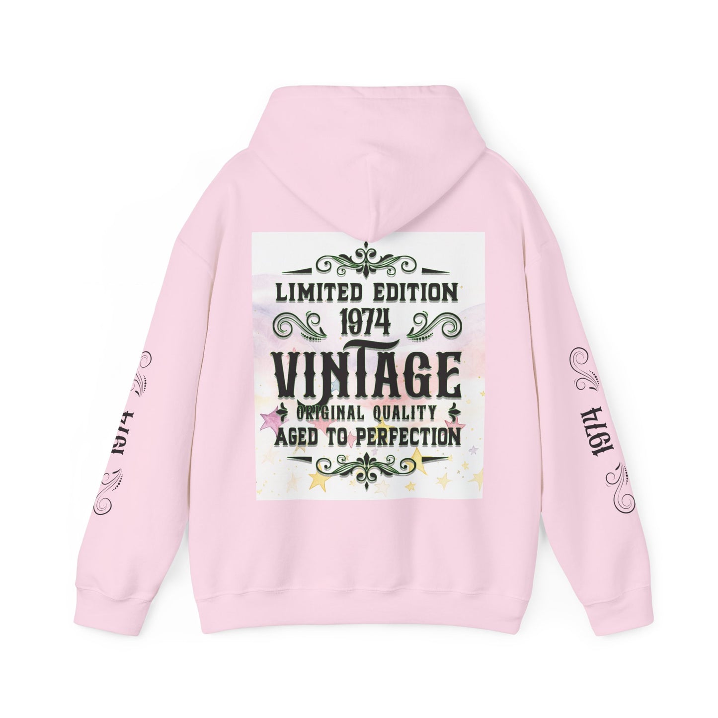 1974 vintage, Unisex Heavy Blend™ Hooded Sweatshirt