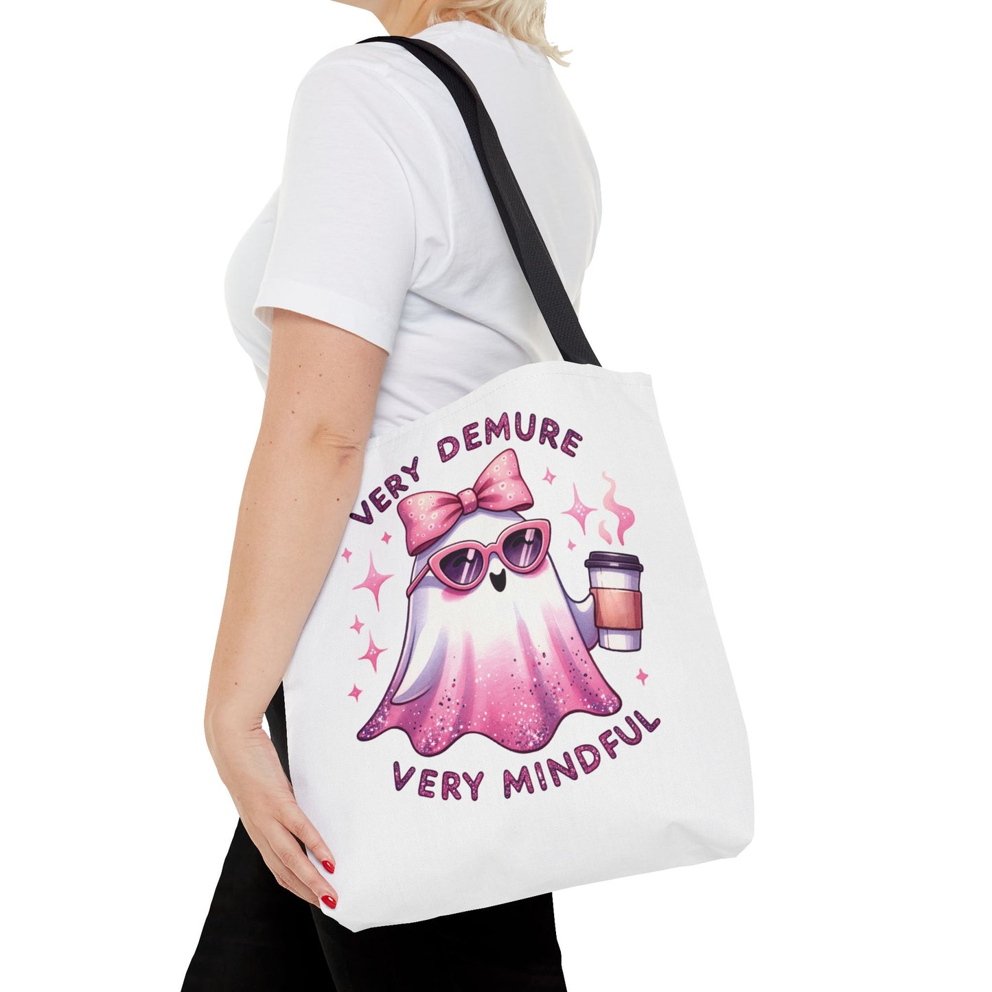 Very demure, Tote Bag (AOP)