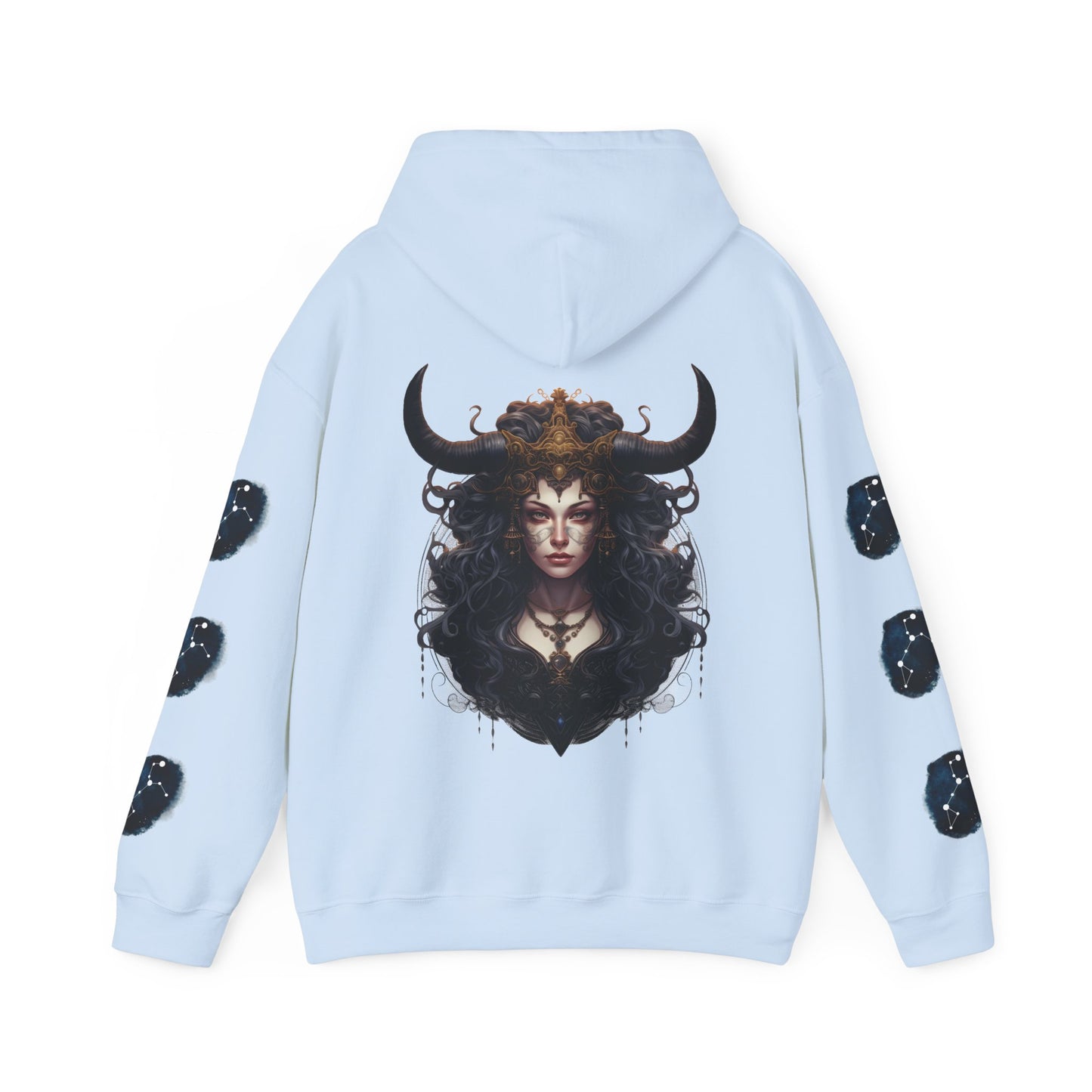 Taurus,  Unisex Heavy Blend™ Hooded Sweatshirt (sleeve design)