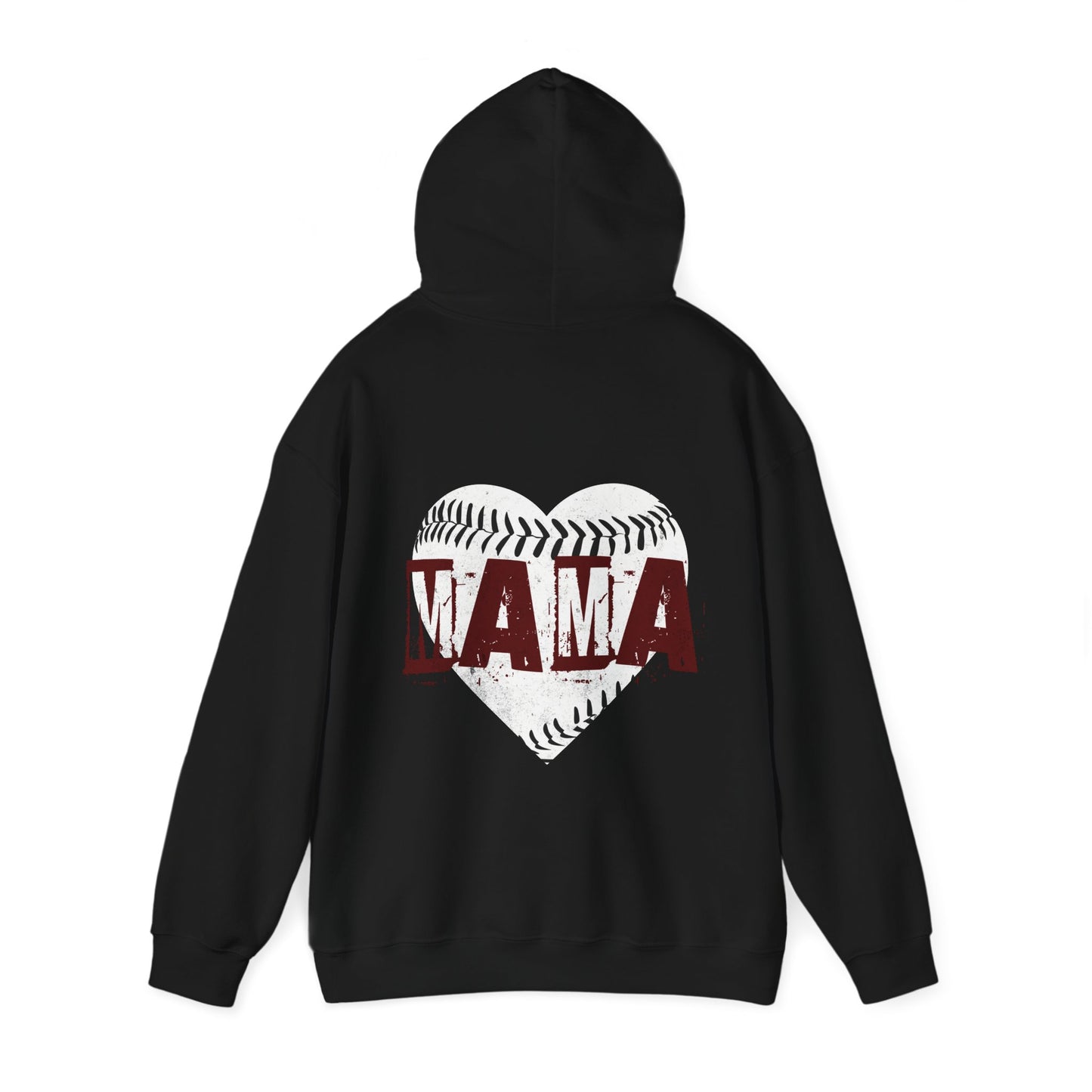 Baseball mama,  Unisex Heavy Blend™ Hooded Sweatshirt (no side arm design)