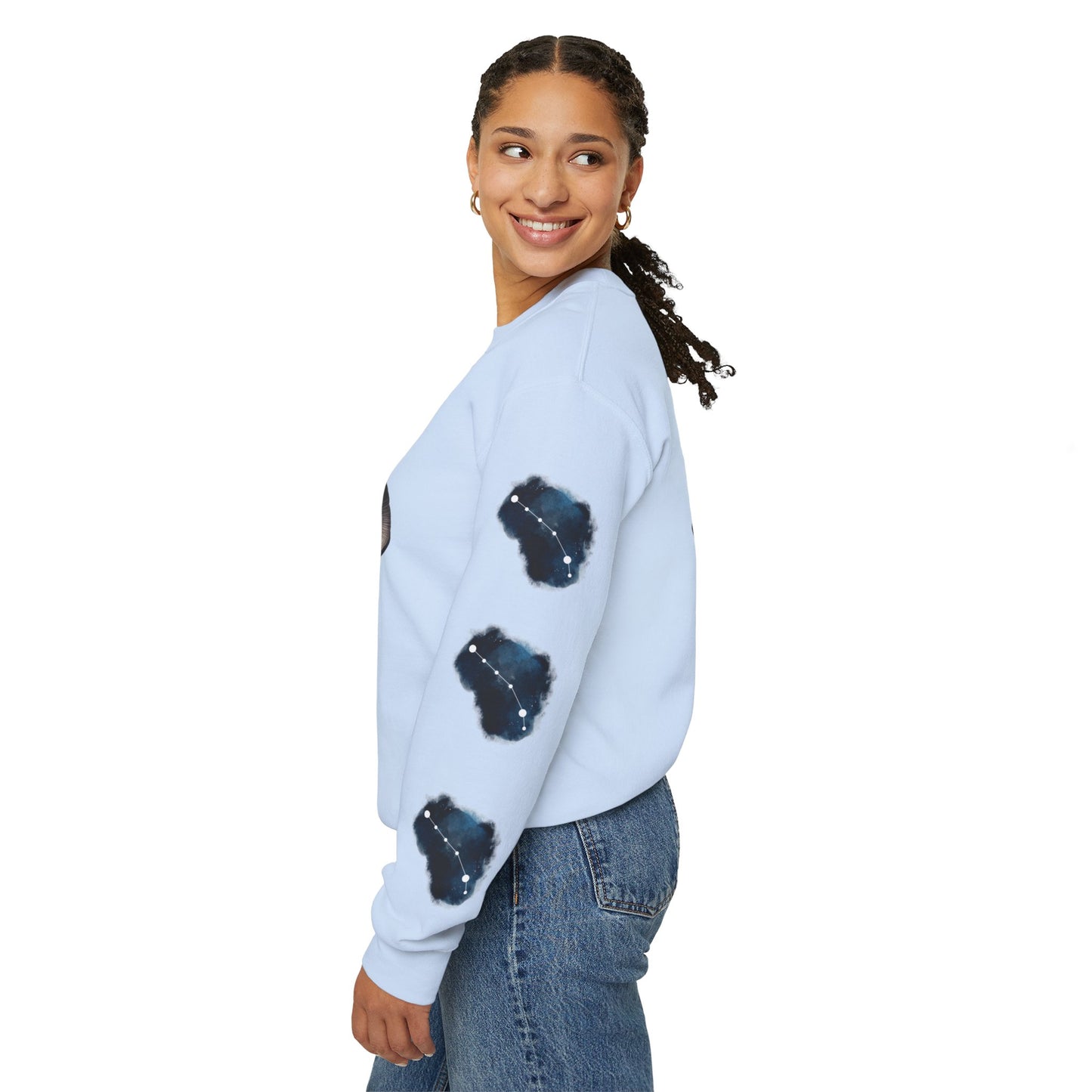 Aries , ™ Crewneck Sweatshirt (side arm design)