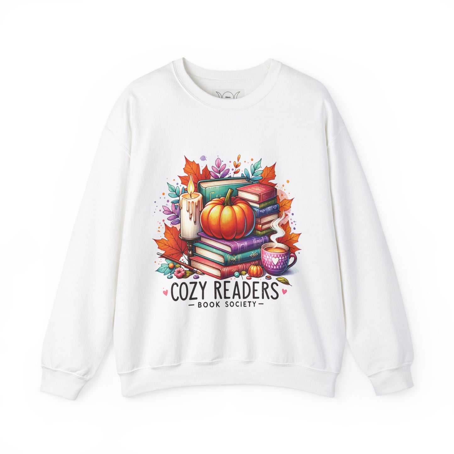 Cozy reader book society, ™ Crewneck Sweatshirt ( no sleeve design )