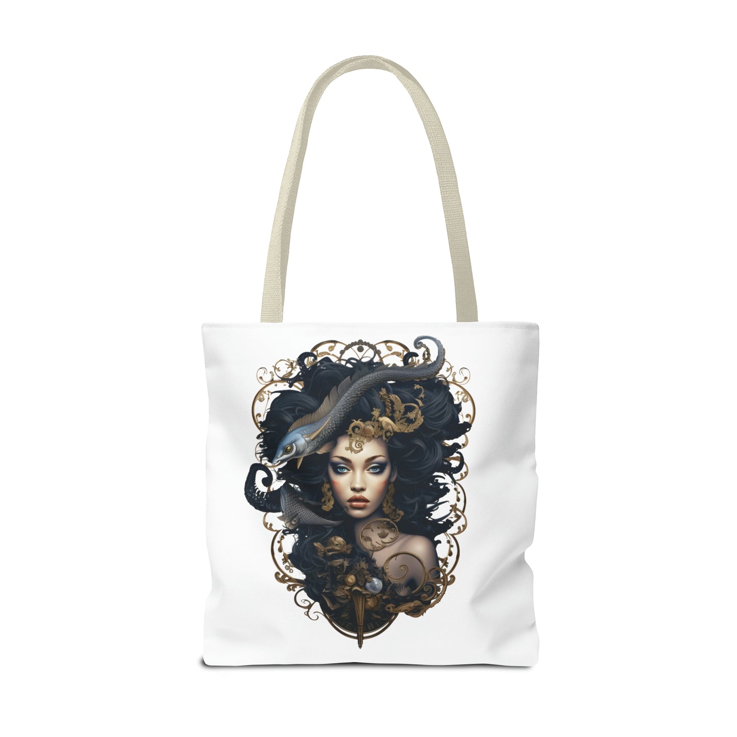 Pisces, Tote Bag (AOP)