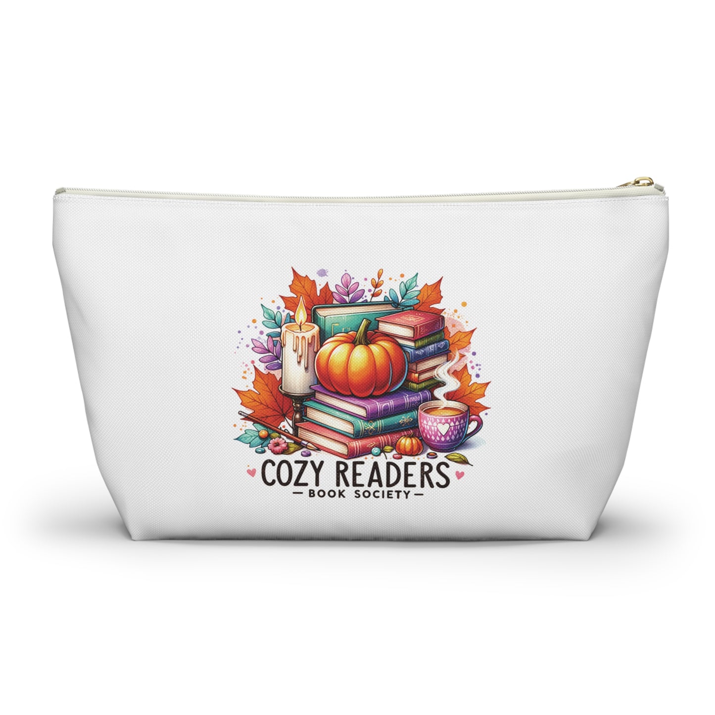 Cozy book society, Accessory Pouch w T-bottom