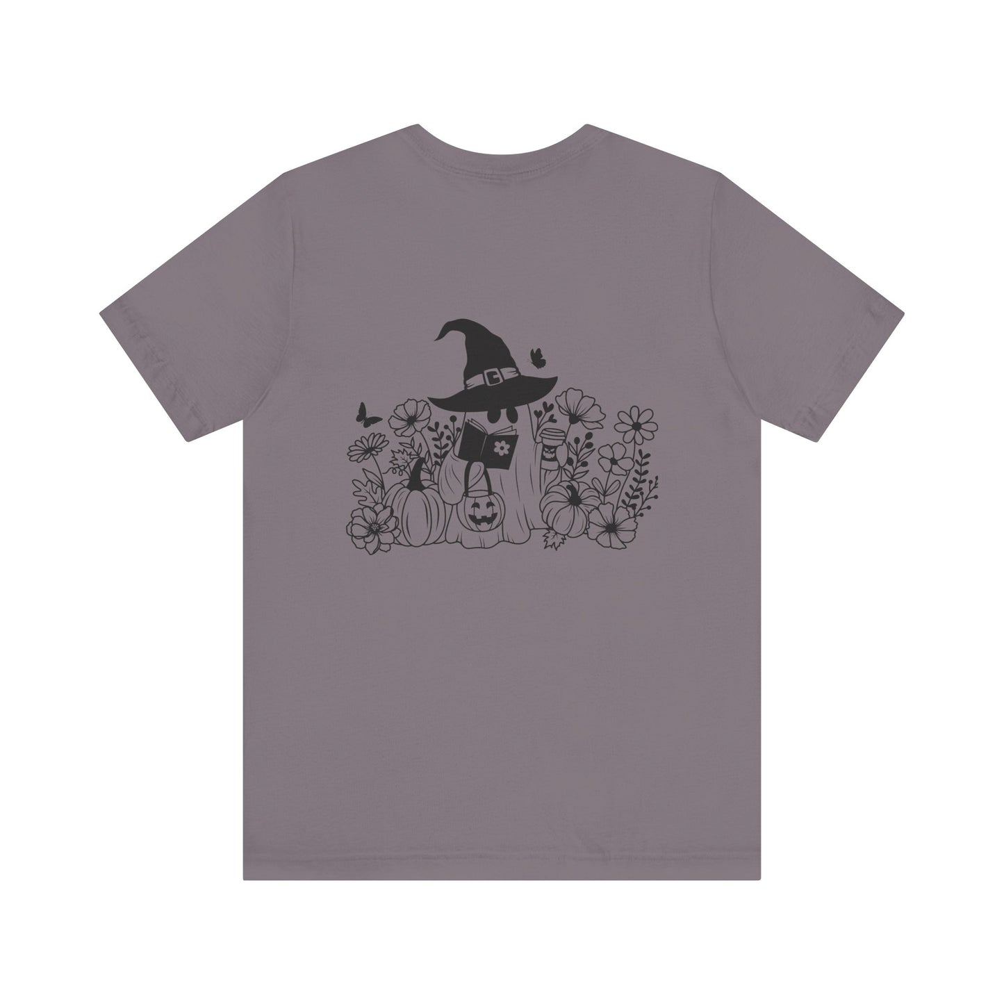 Cozy boo reading, Unisex Jersey Short Sleeve Tee ( No sleeve design)