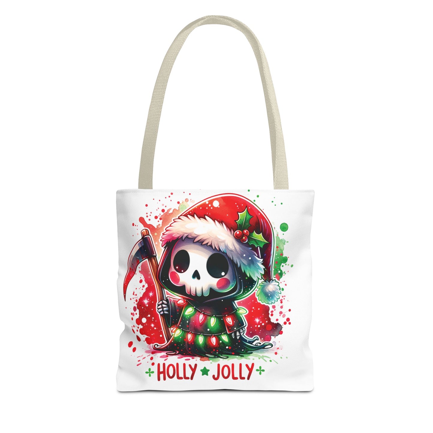 Holly jolly, Tote Bag (AOP)