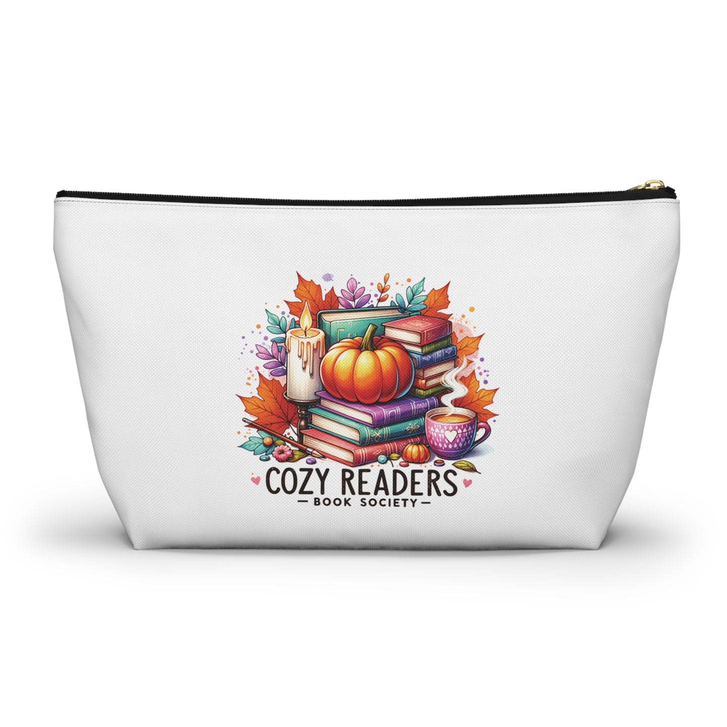 Cozy book society, Accessory Pouch w T-bottom