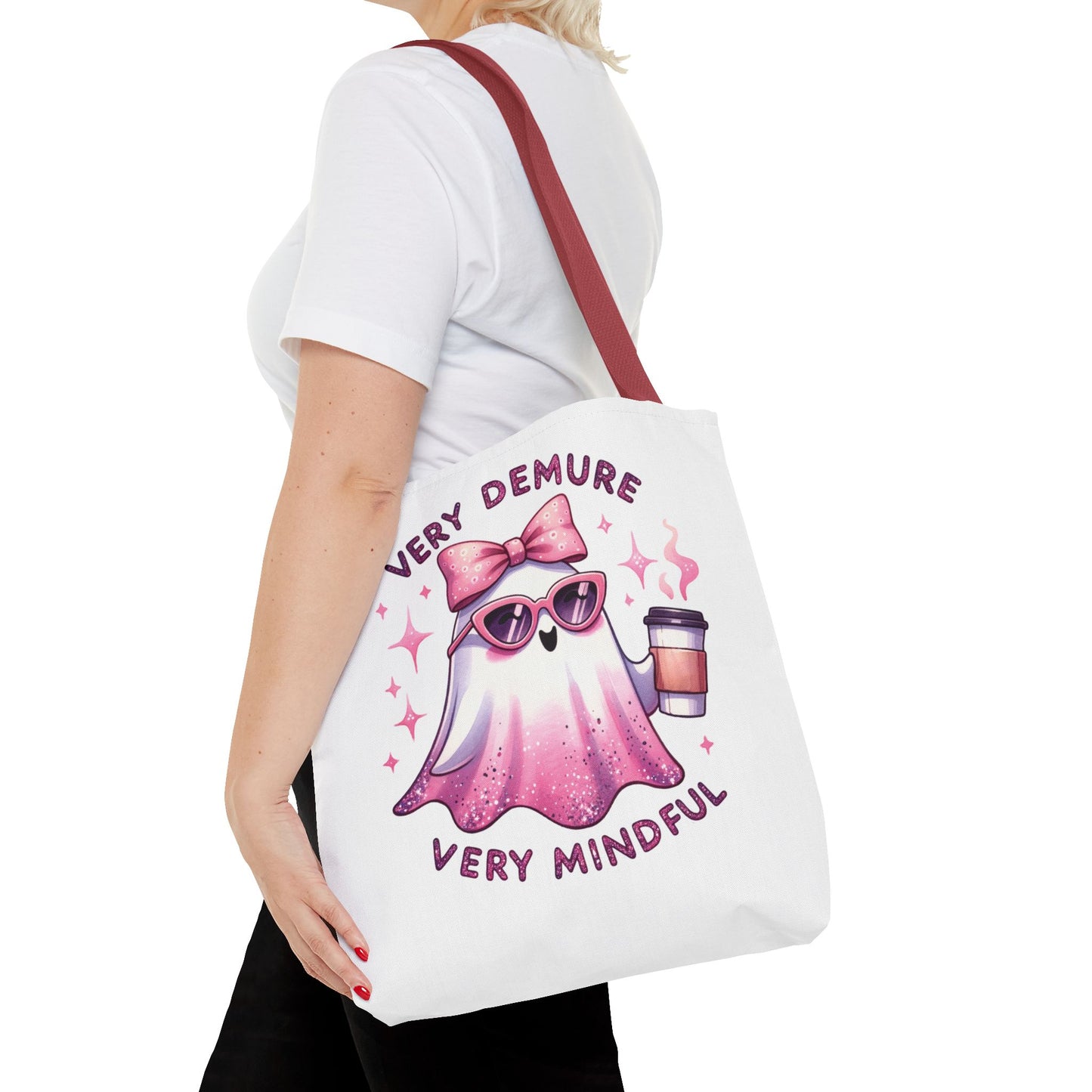 Very demure, Tote Bag (AOP)