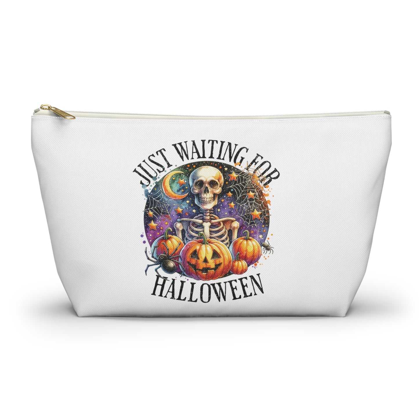 Just waiting for Halloween , Accessory Pouch w T-bottom