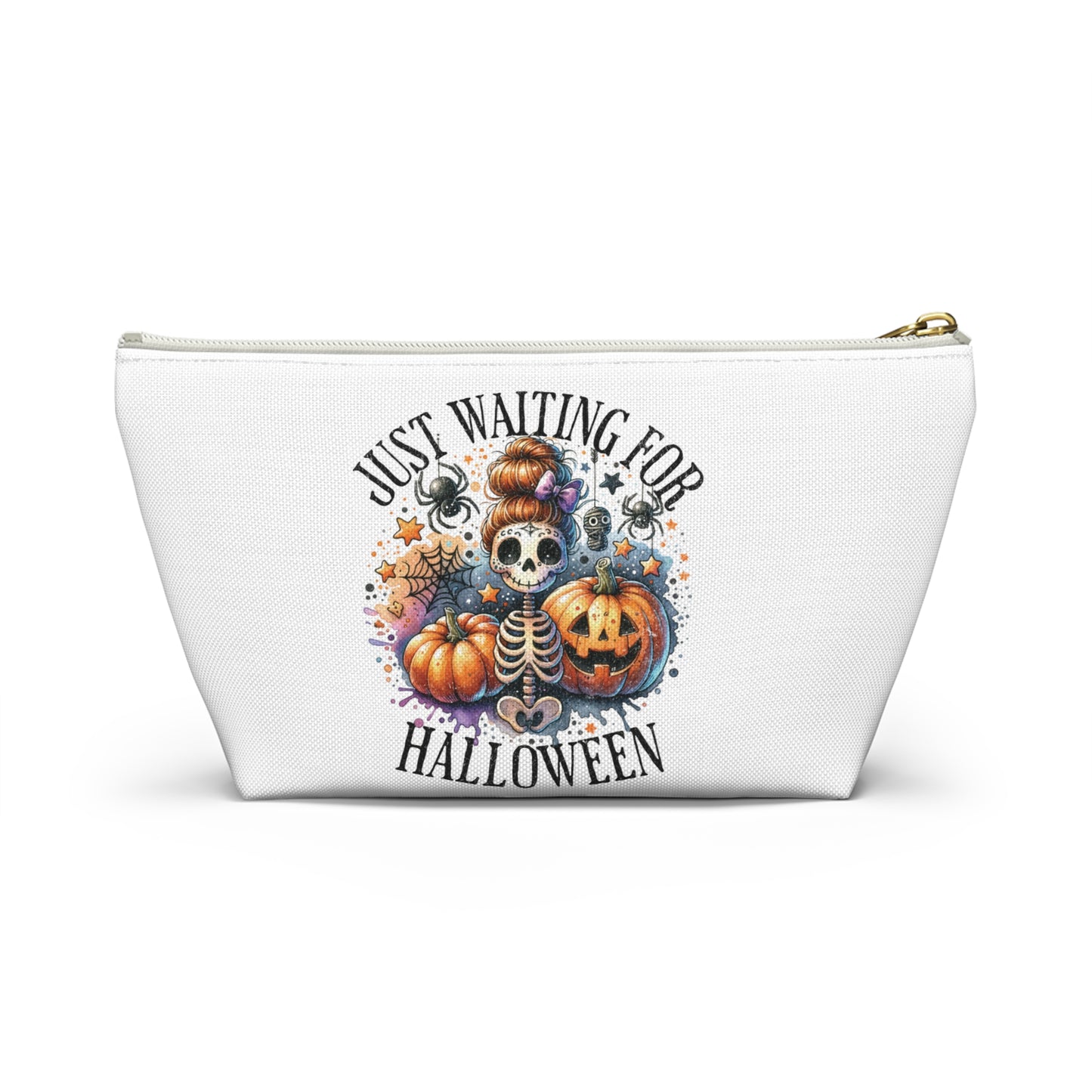 Just waiting for Halloween , Accessory Pouch w T-bottom