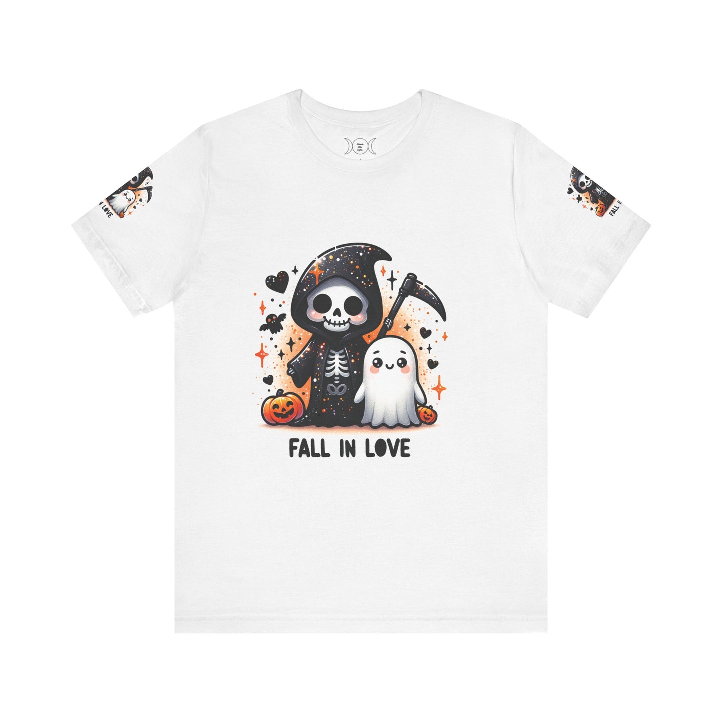 Fall in love , Unisex Jersey Short Sleeve Tee ( arm design)