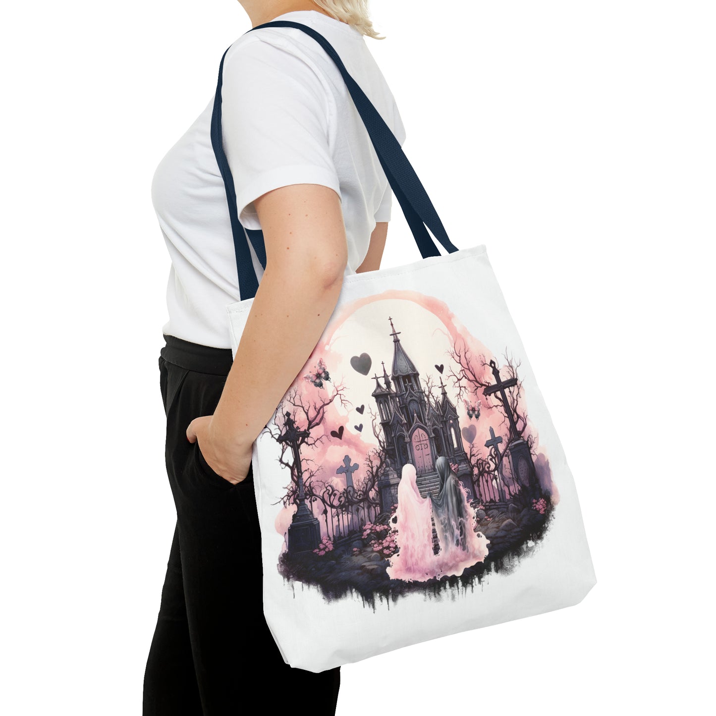 Even in death… we never part, Tote Bag (AOP)