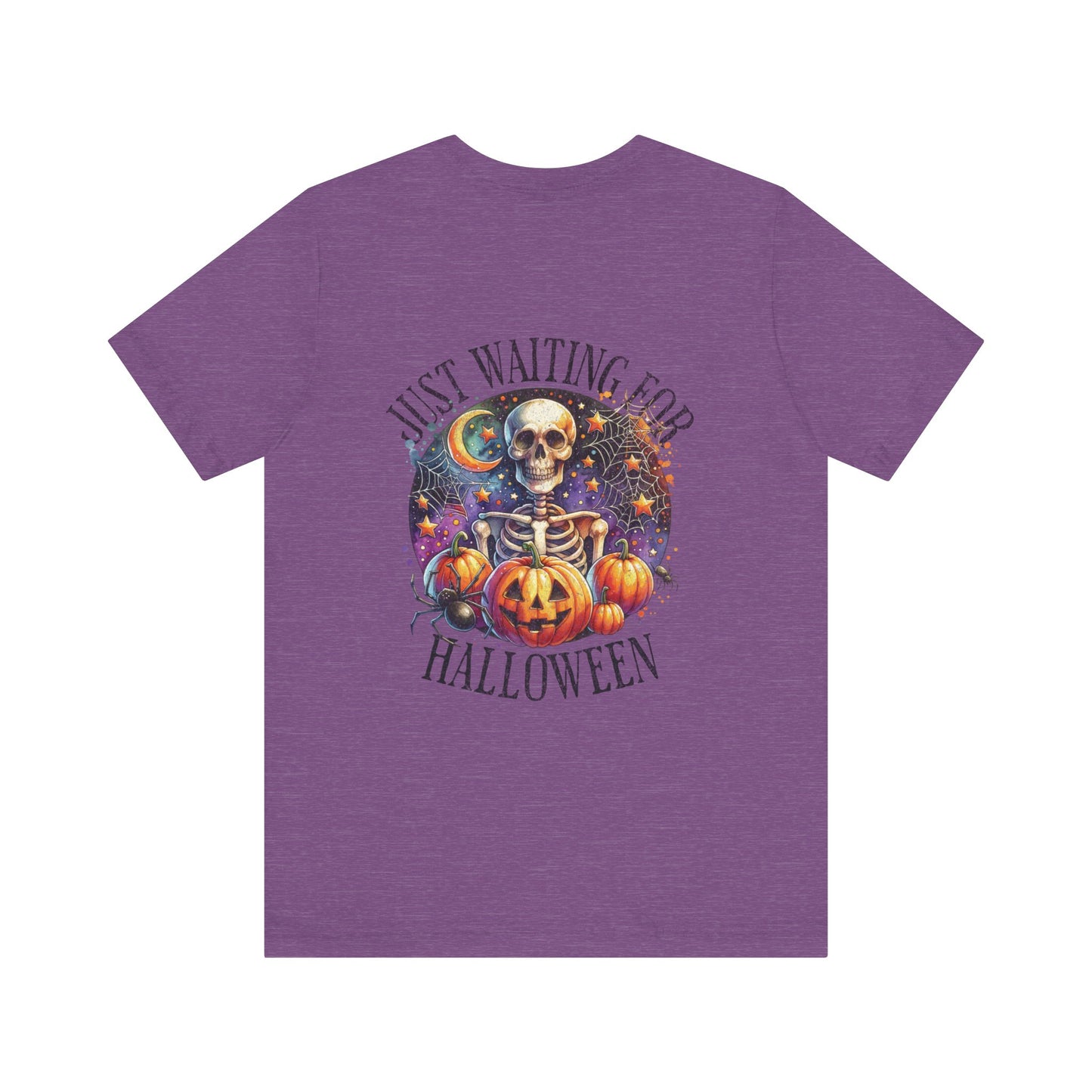 Just waiting for Halloween, Unisex Jersey Short Sleeve Tee (no sleeve design)