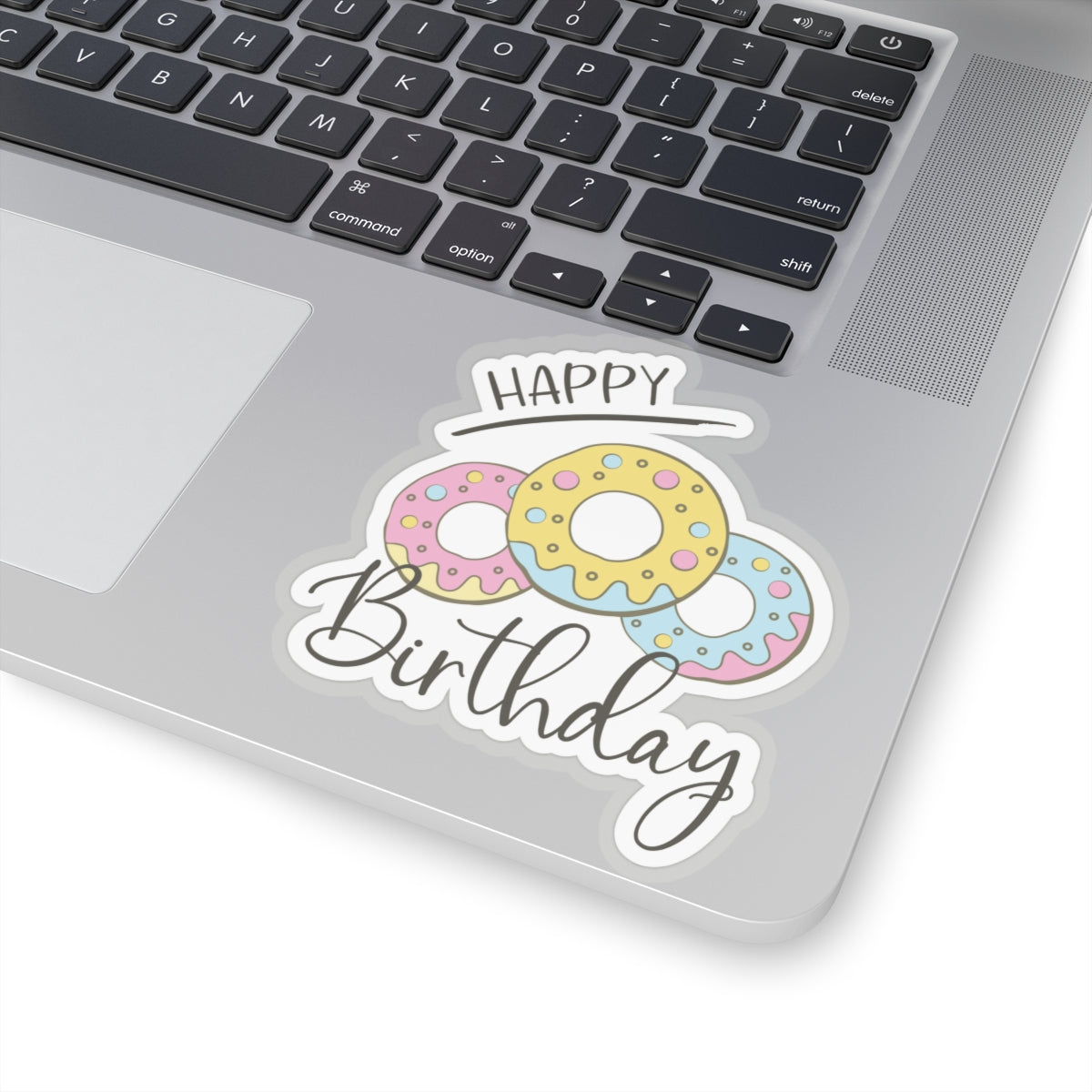 Happy birthday donuts, Kiss-Cut Stickers