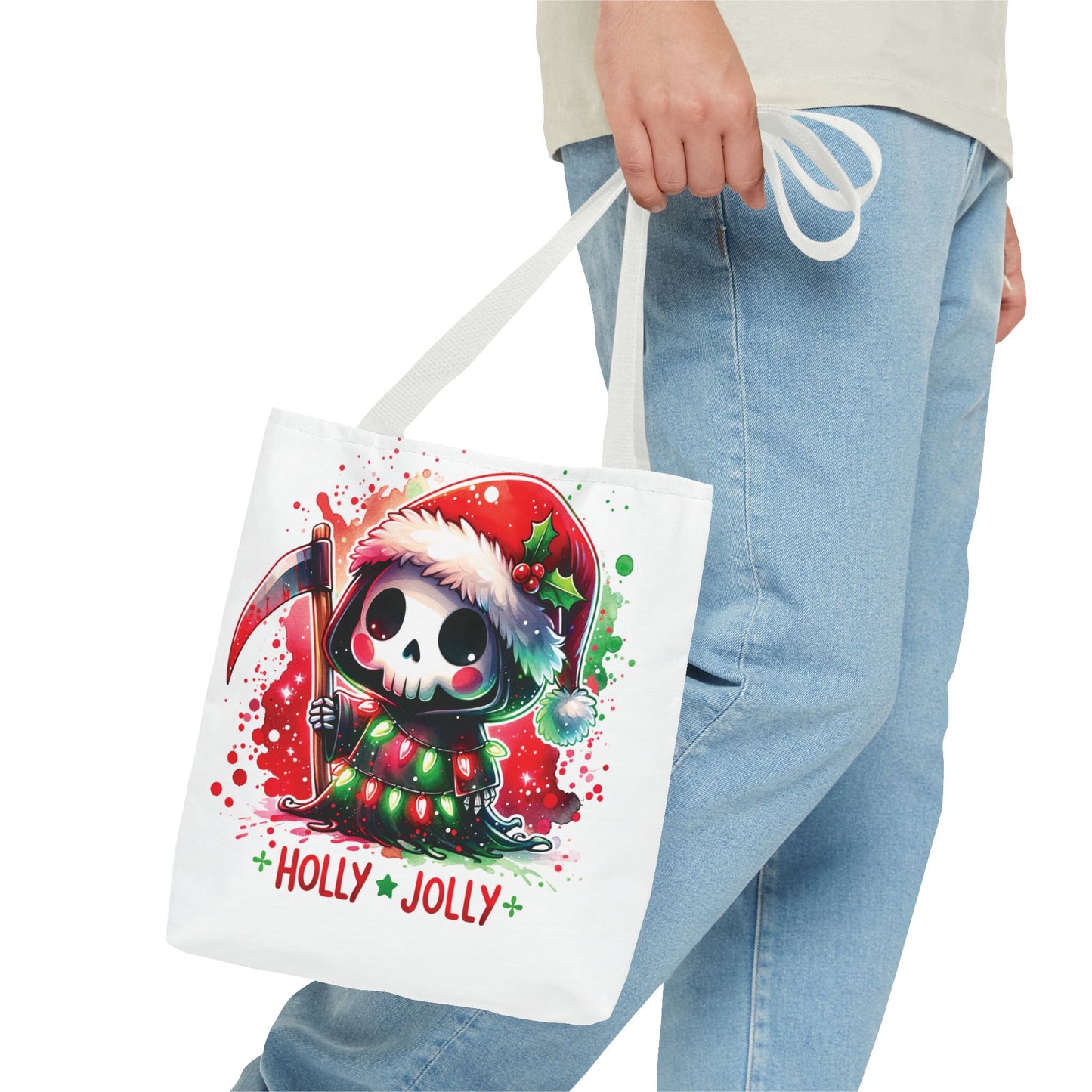 Holly jolly, Tote Bag (AOP)