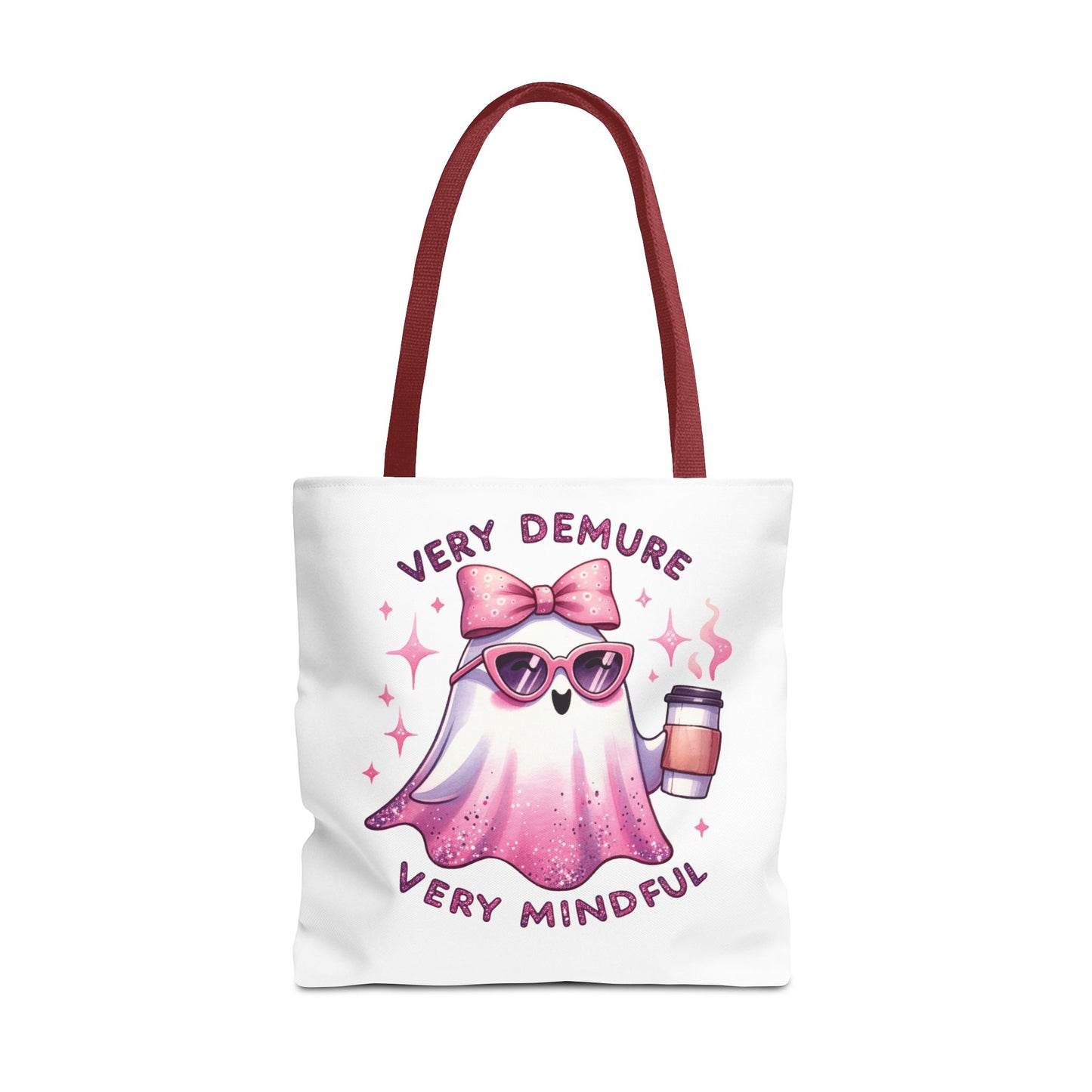 Very demure, Tote Bag (AOP)