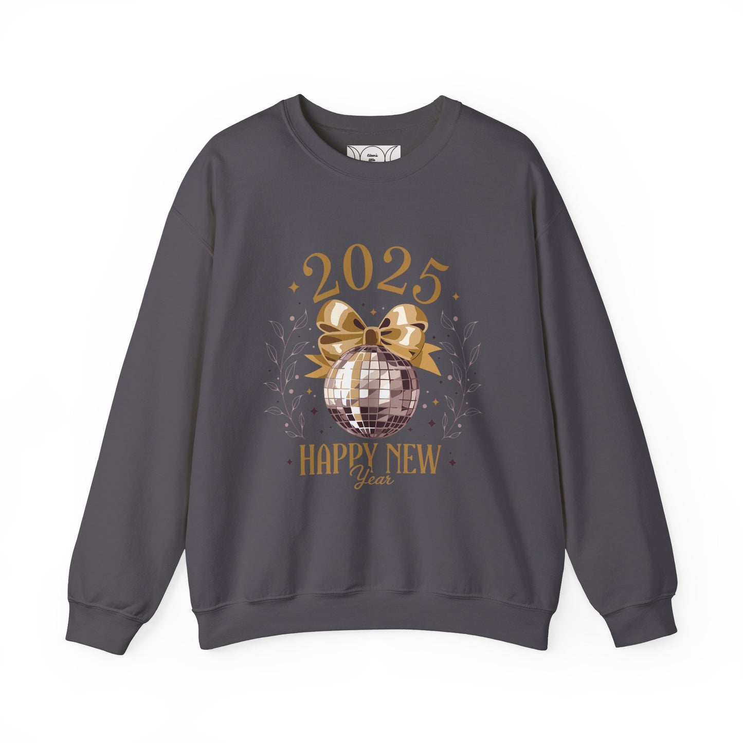 Happy year, Unisex Heavy Blend™ Crewneck Sweatshirt ( no sleeve design)