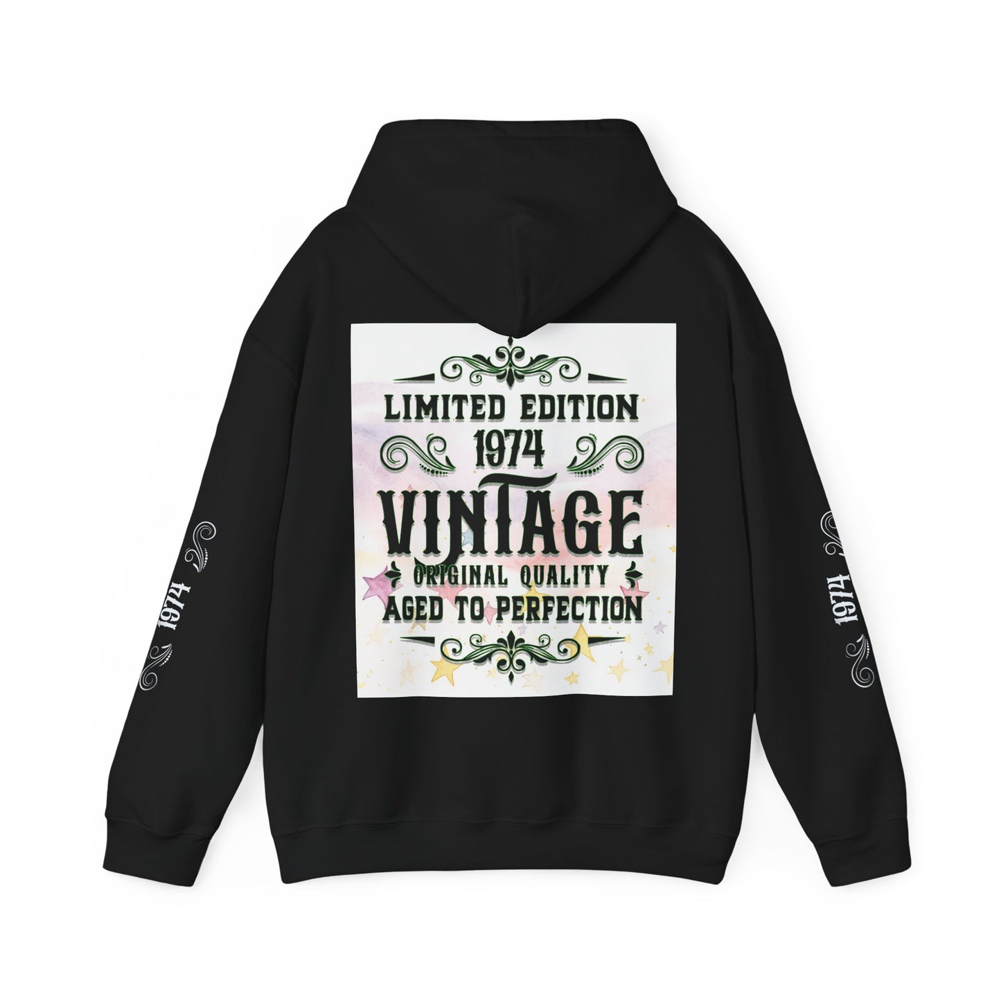 1974 vintage, Unisex Heavy Blend™ Hooded Sweatshirt