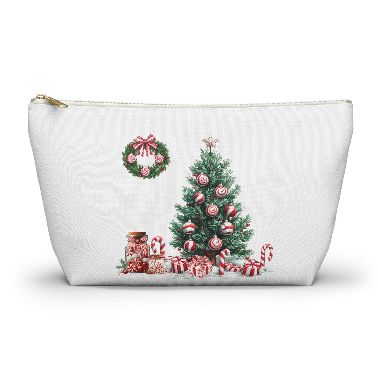 Peppermint Christmas,  Accessory Pouch w T-bottoms