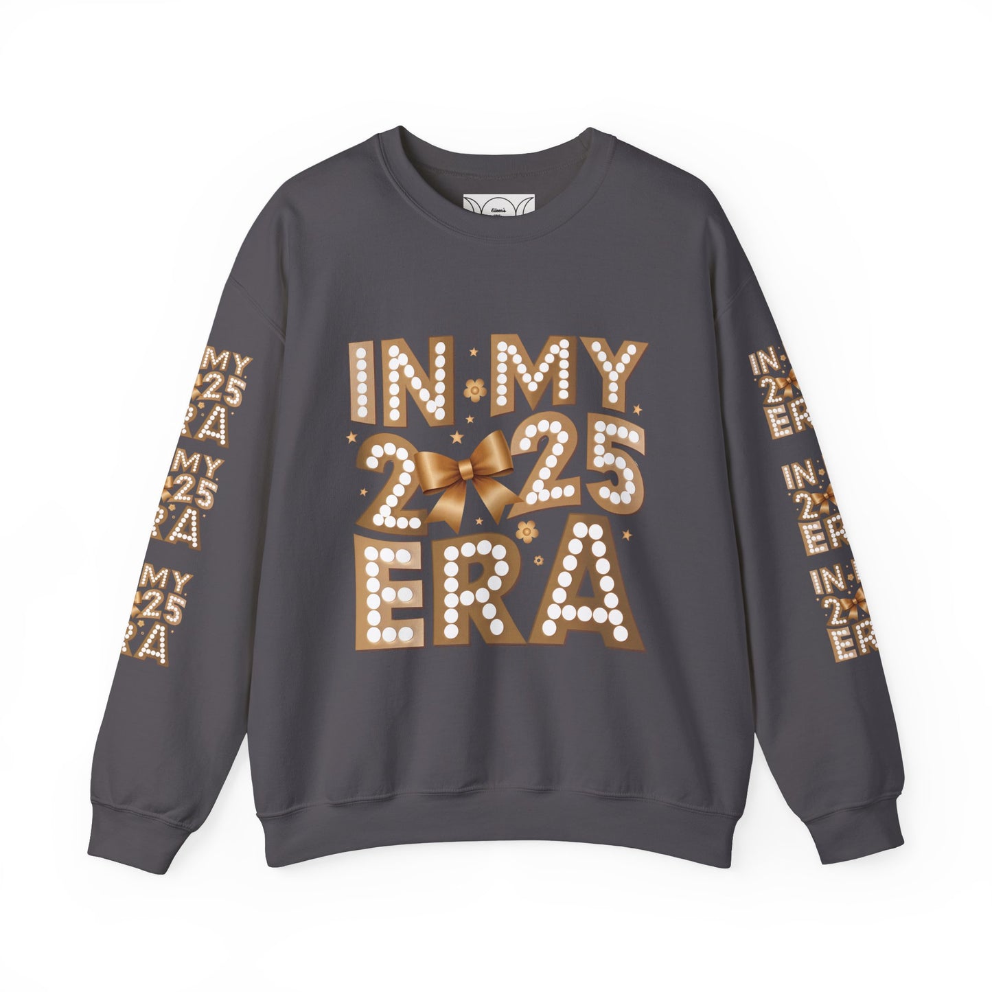 In 2025 era, Unisex Heavy Blend™ Crewneck Sweatshirt (sleeve design)